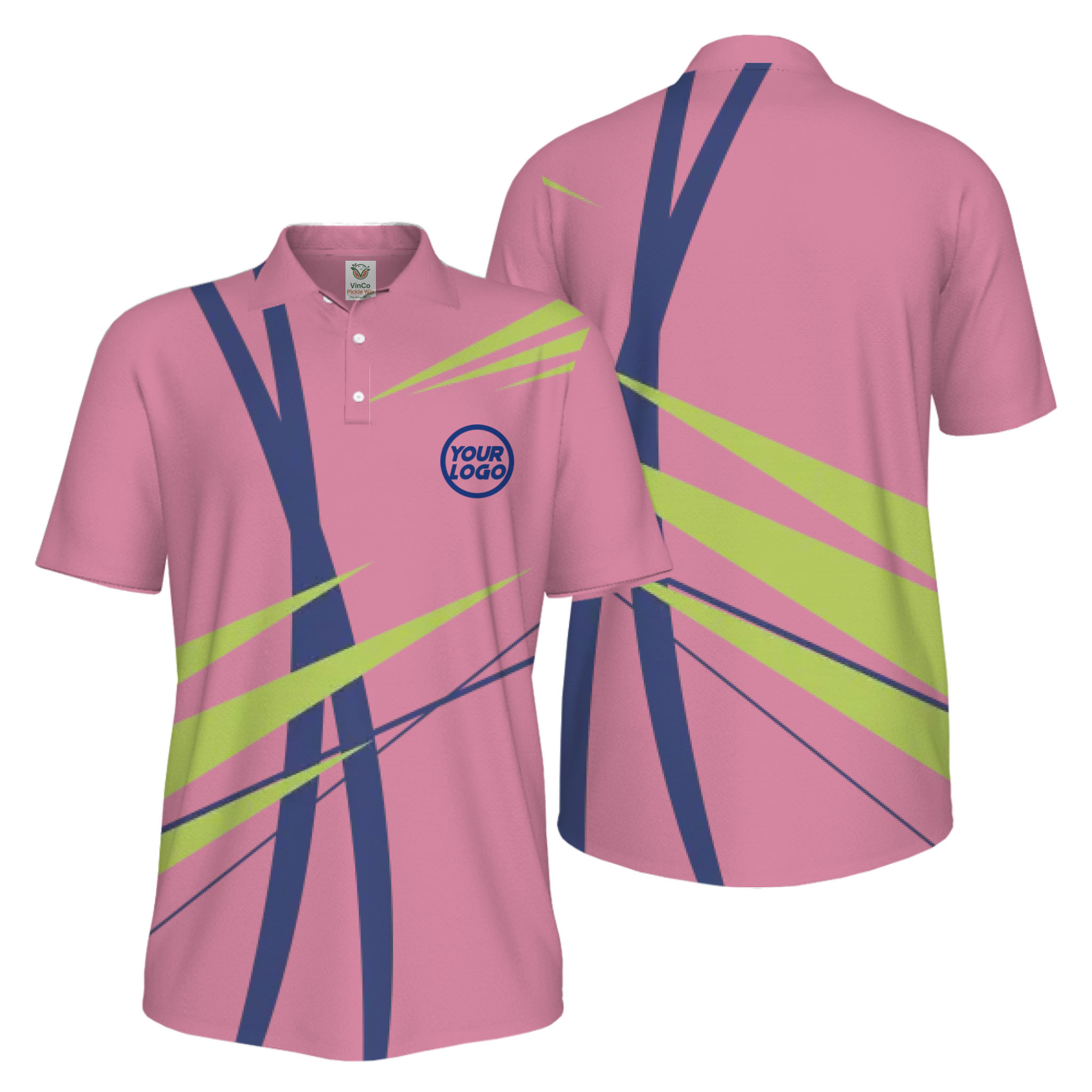 Picklewin Custom Logo Sport Team UV Protection Polo Shirt For Men 