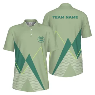 Picklewin Custom Logo Sporty Motion Polo Shirt For Men UV Protection