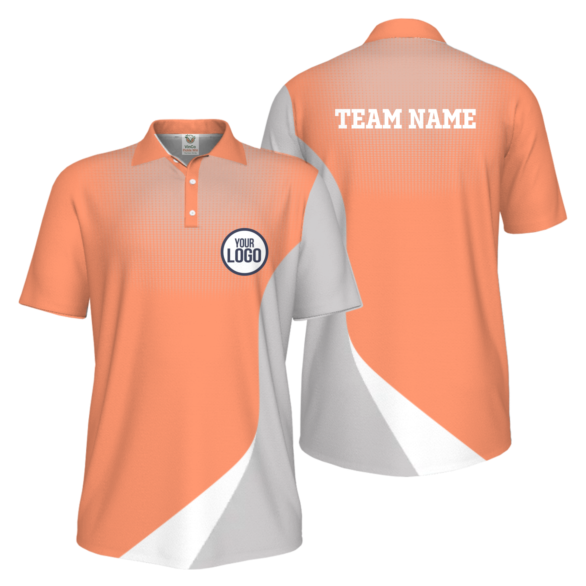 Picklewin Custom Logo Sporty UV Protection Polo Shirt For Men 