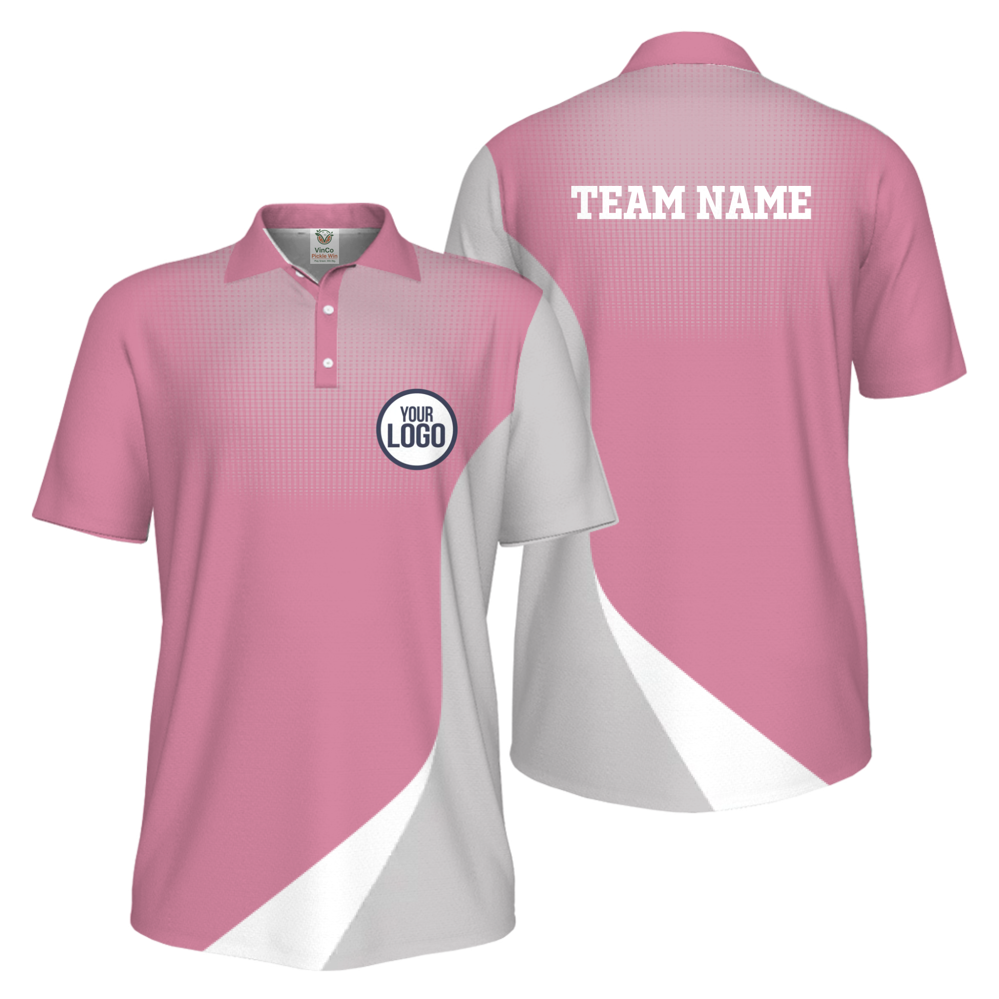 Picklewin Custom Logo Sporty UV Protection Polo Shirt For Men 