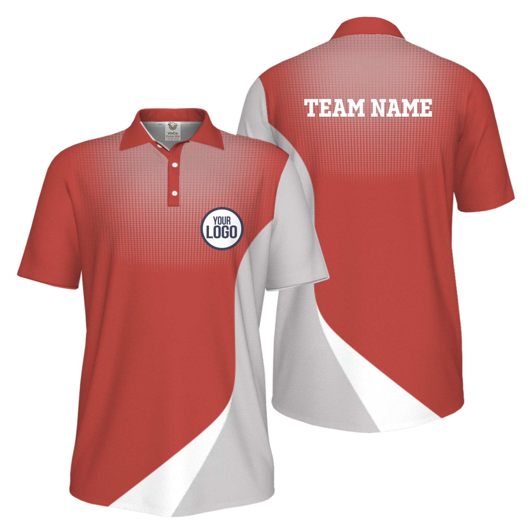 Picklewin Custom Logo Sporty UV Protection Polo Shirt For Men 