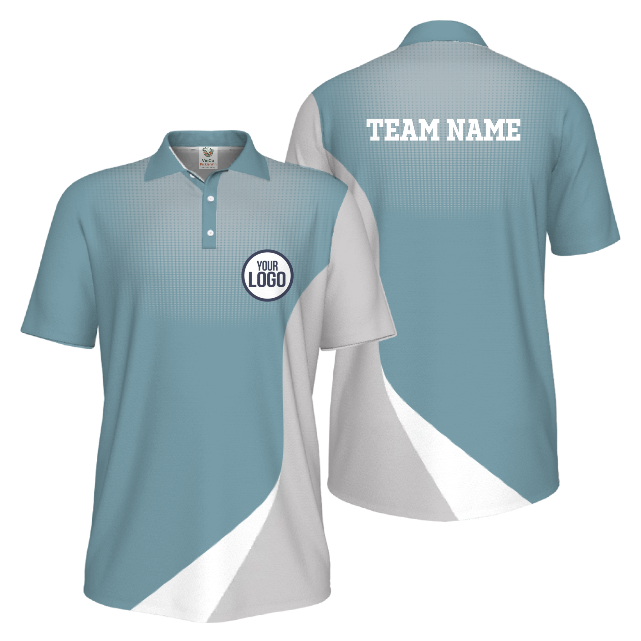 Picklewin Custom Logo Sporty UV Protection Polo Shirt For Men 