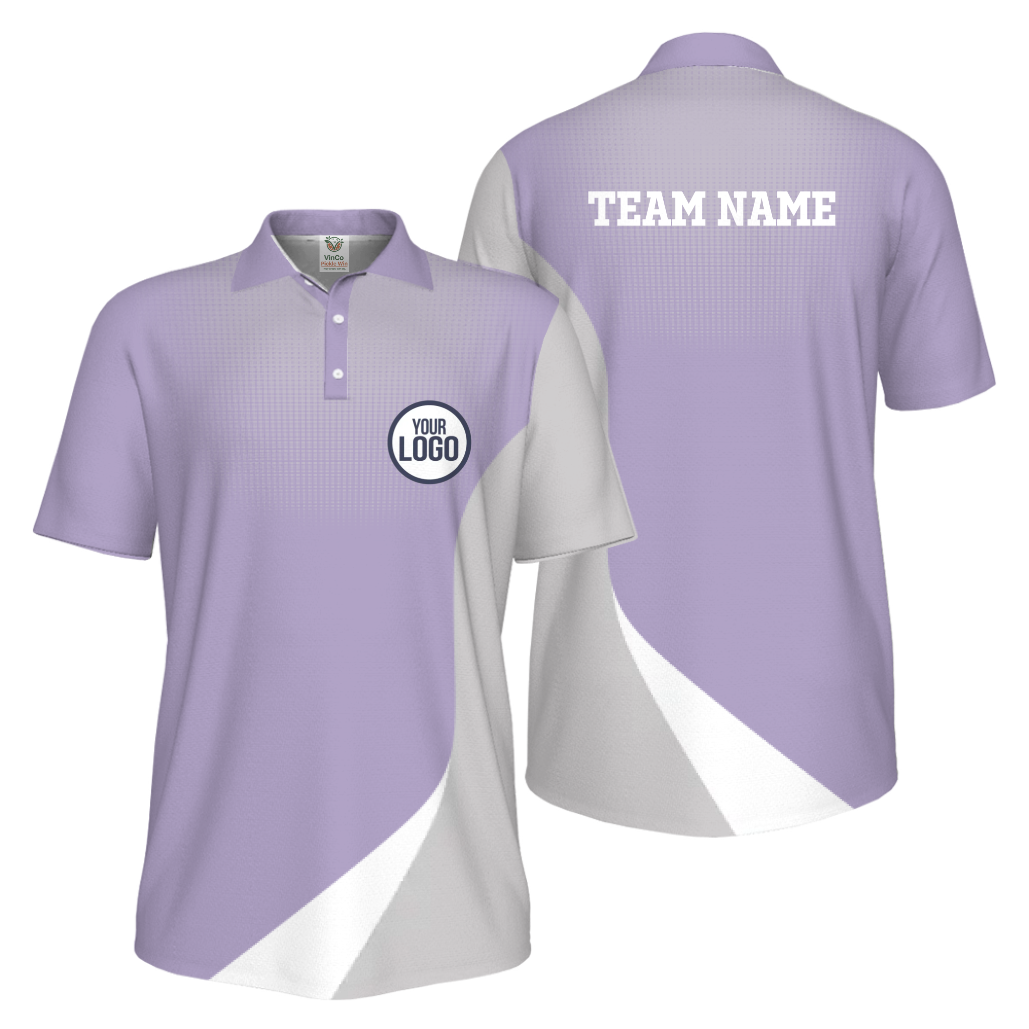 Picklewin Custom Logo Sporty UV Protection Polo Shirt For Men 