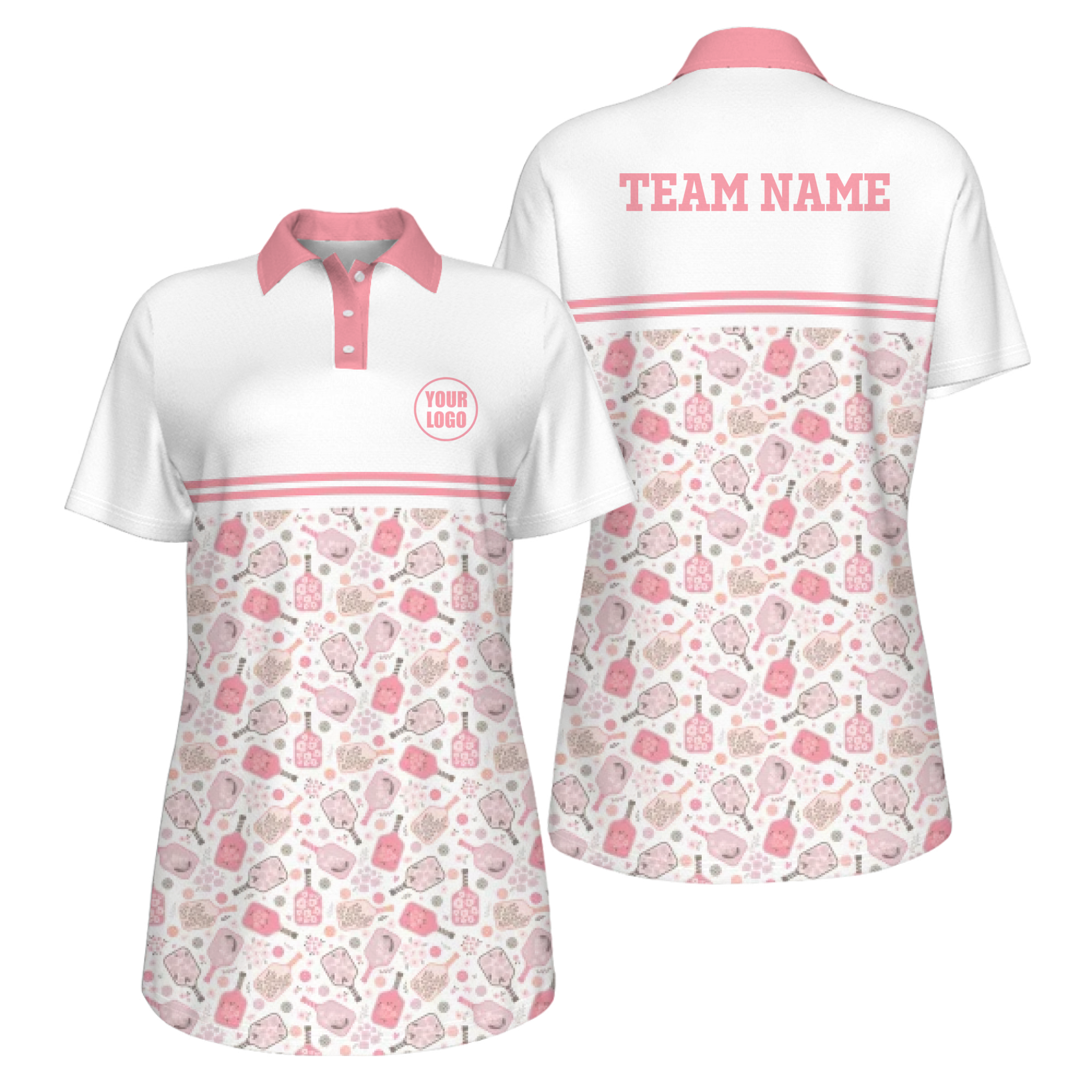 Picklewin Custom Logo UV Protection Pickleball Mother Day Polo Shirt Women 
