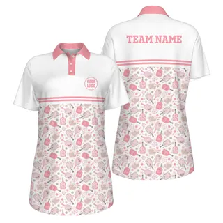 Picklewin Custom Logo UV Protection Pickleball Mother Day Polo Shirt Women 