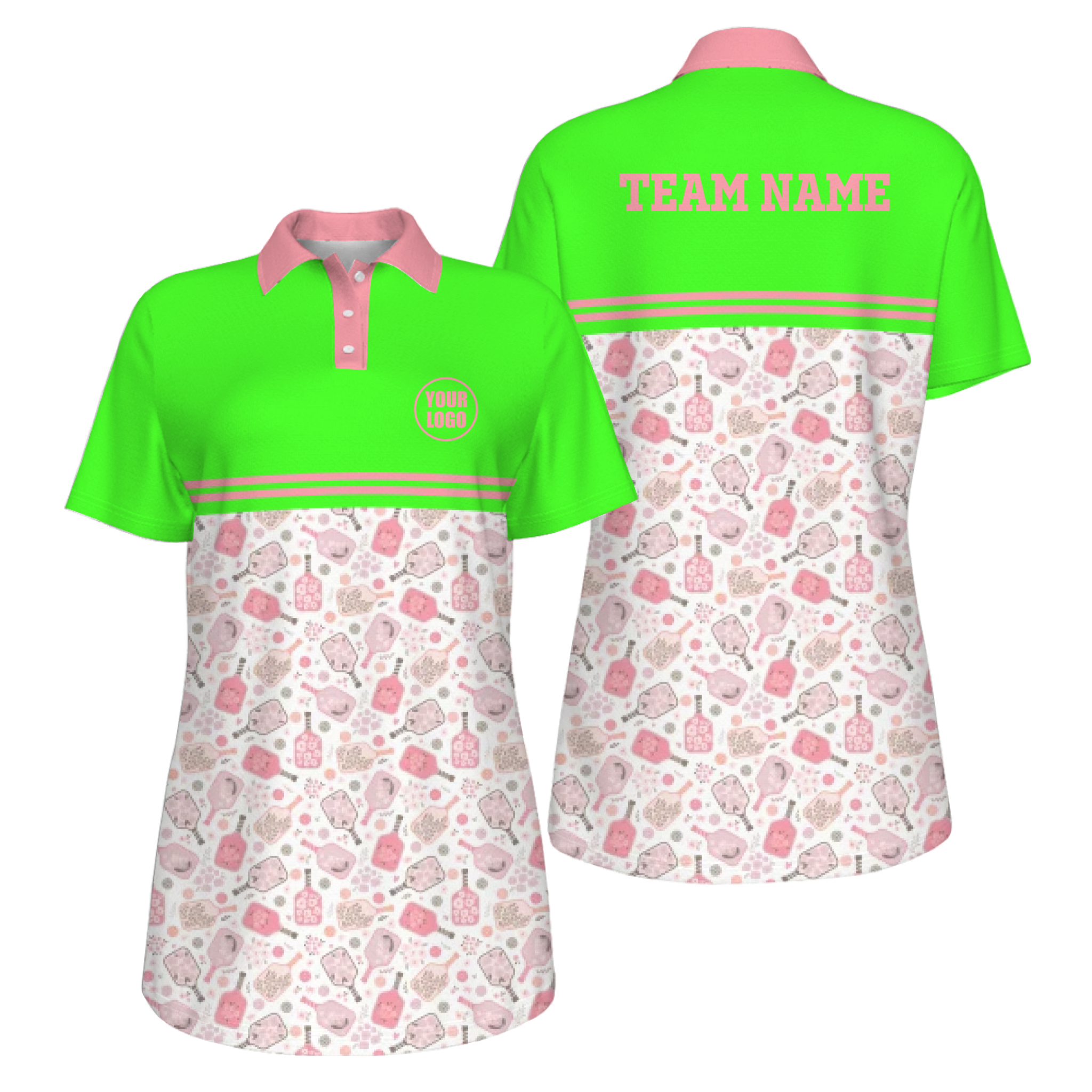 Picklewin Custom Logo UV Protection Pickleball Mother Day Polo Shirt Women 