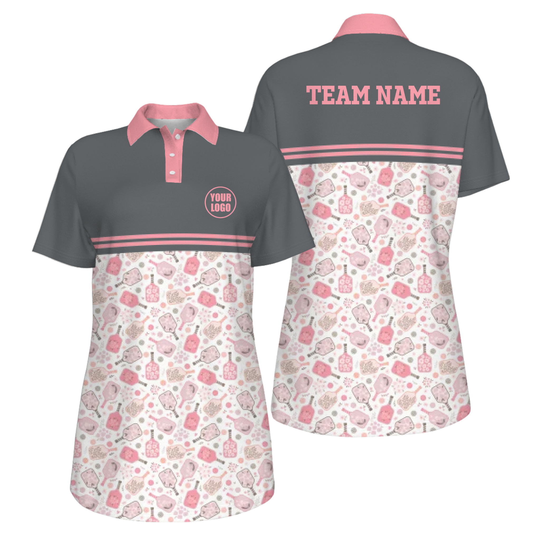 Picklewin Custom Logo UV Protection Pickleball Mother Day Polo Shirt Women 