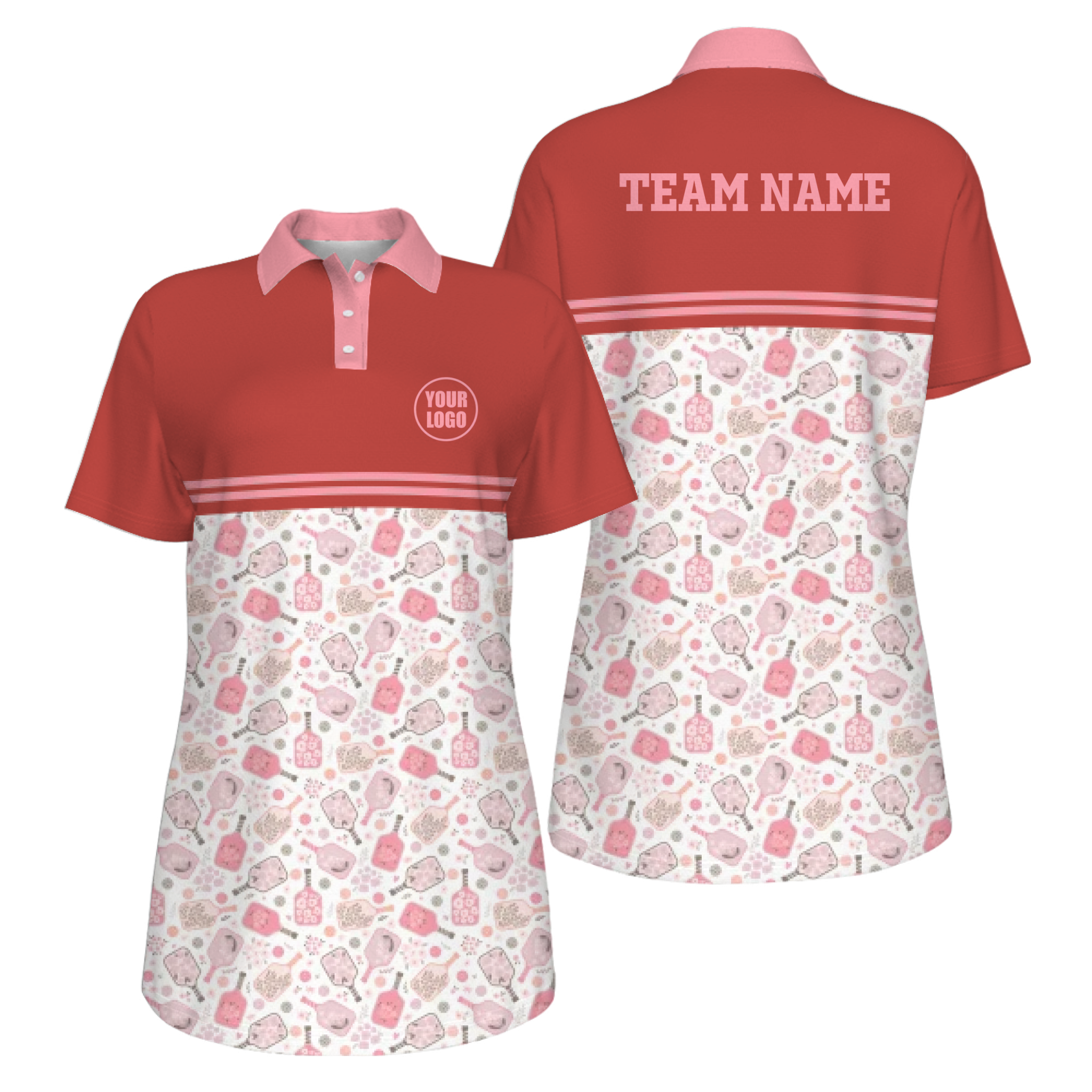 Picklewin Custom Logo UV Protection Pickleball Mother Day Polo Shirt Women 