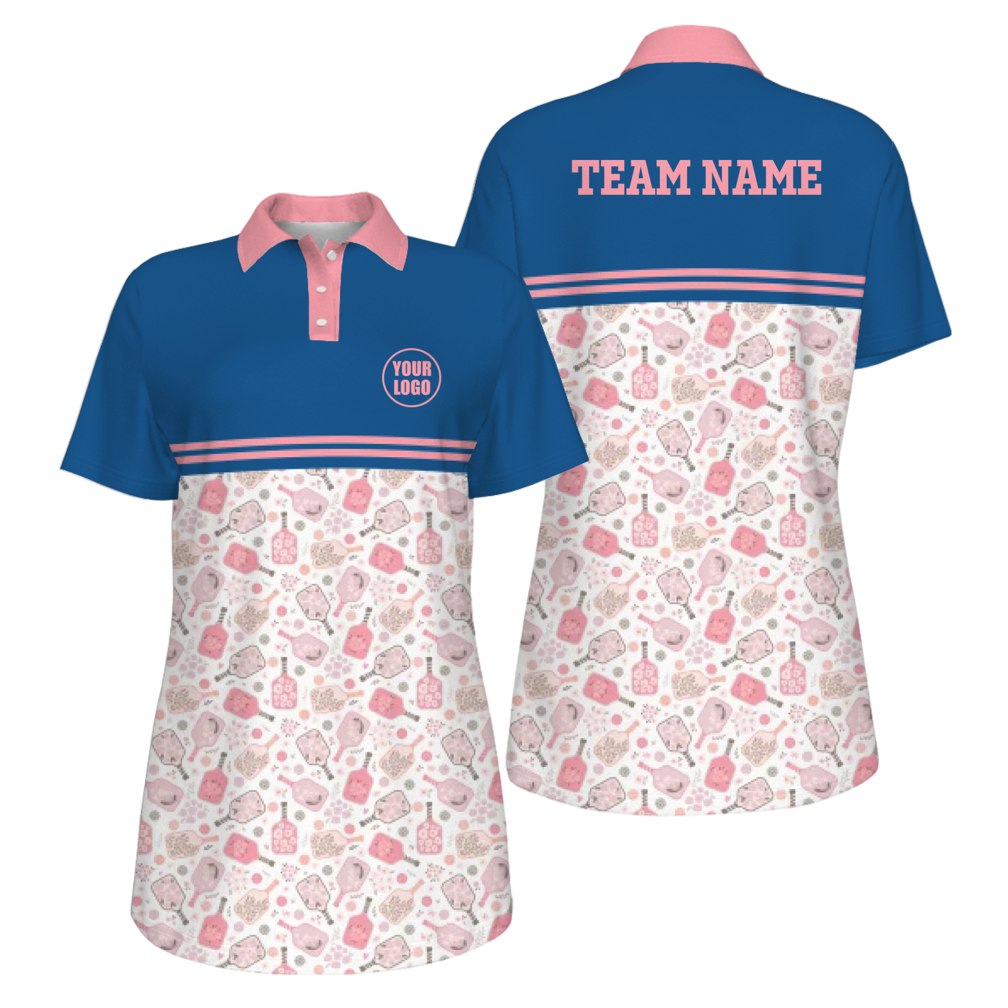 Picklewin Custom Logo UV Protection Pickleball Mother Day Polo Shirt Women 