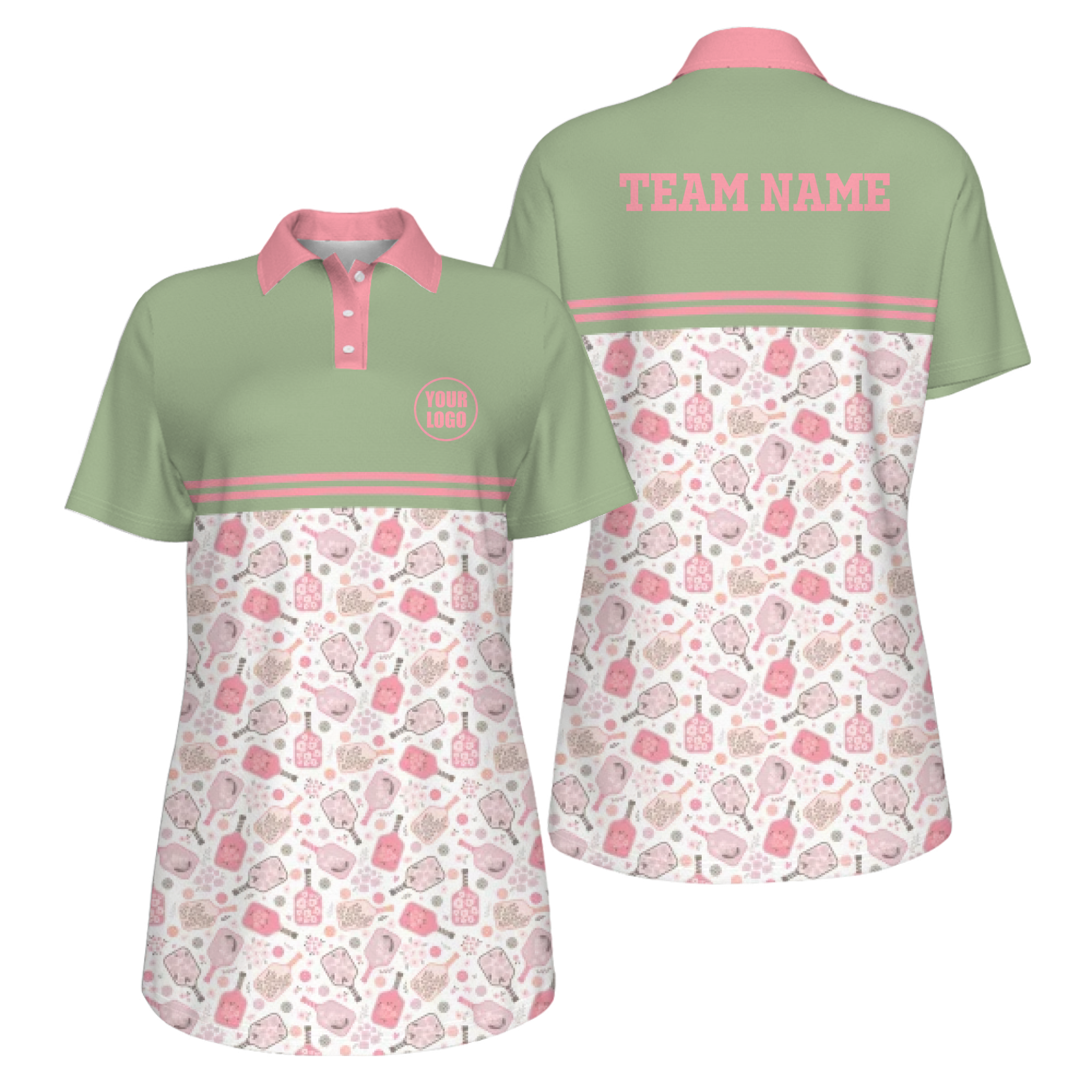Picklewin Custom Logo UV Protection Pickleball Mother Day Polo Shirt Women 