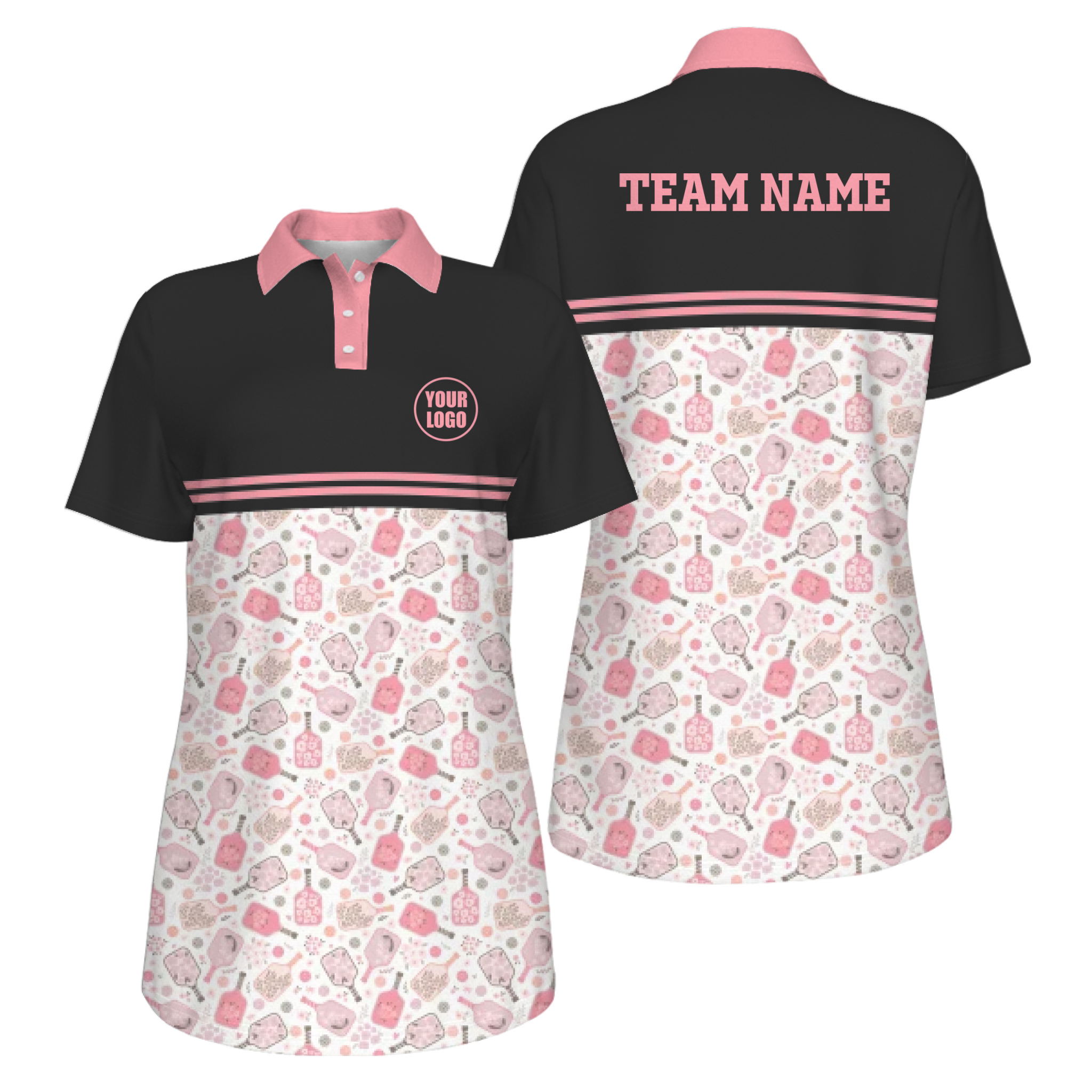 Picklewin Custom Logo UV Protection Pickleball Mother Day Polo Shirt Women 