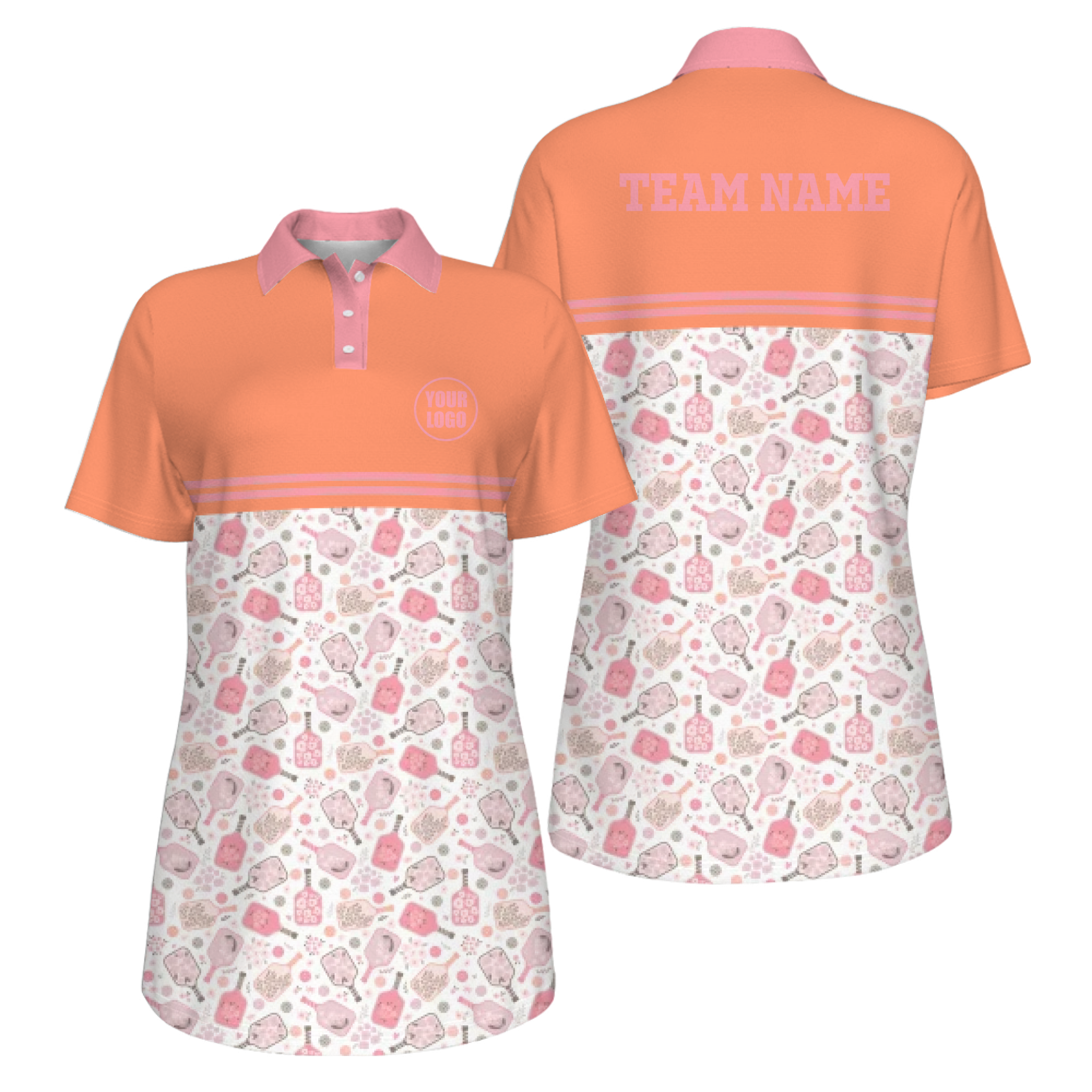 Picklewin Custom Logo UV Protection Pickleball Mother Day Polo Shirt Women 