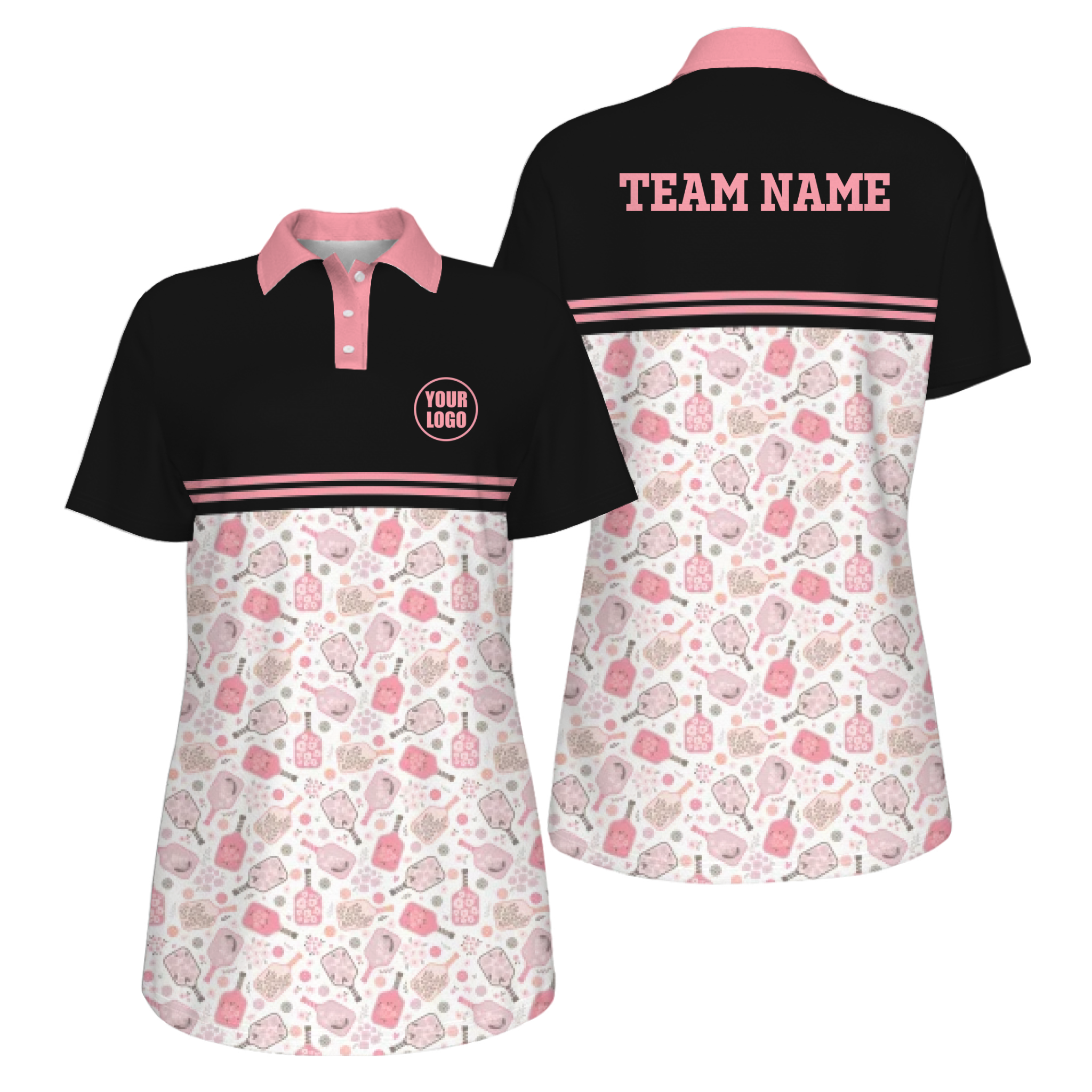 Picklewin Custom Logo UV Protection Pickleball Mother Day Polo Shirt Women 