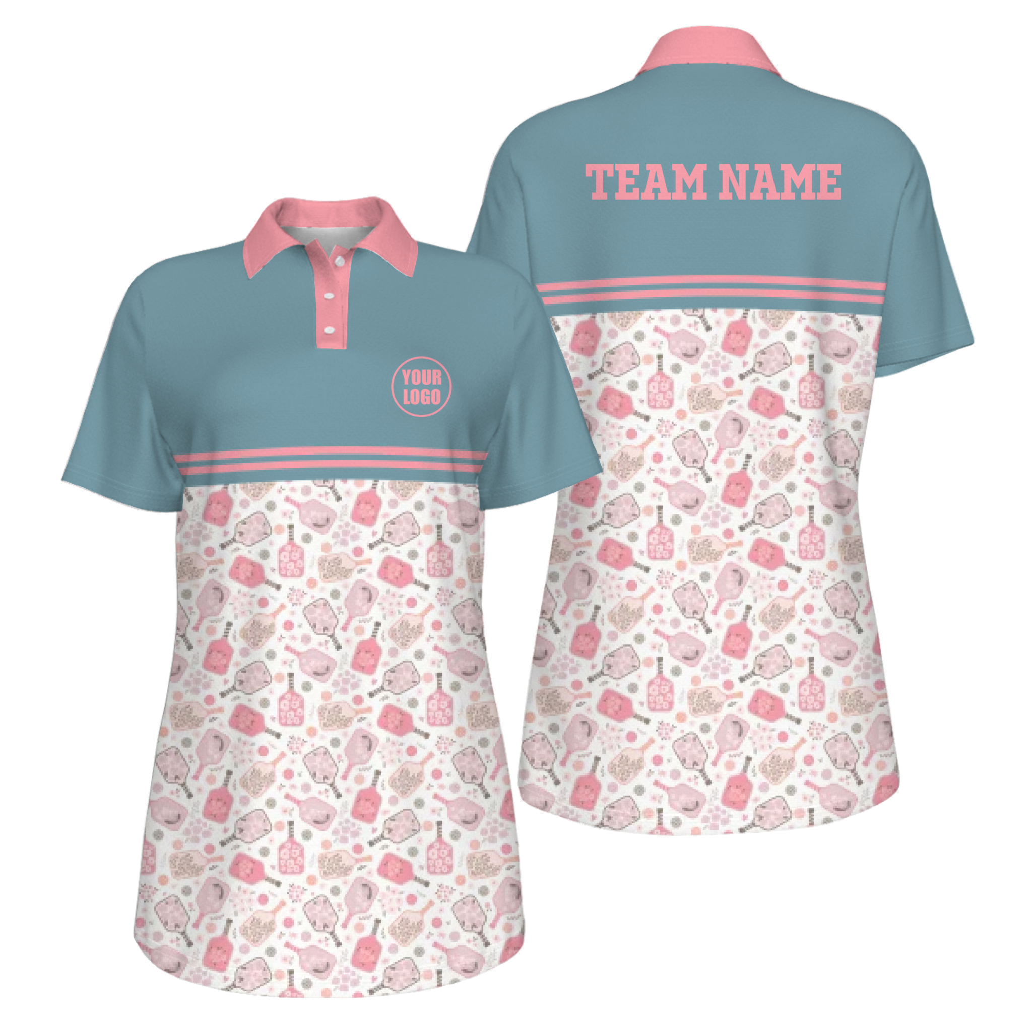 Picklewin Custom Logo UV Protection Pickleball Mother Day Polo Shirt Women 