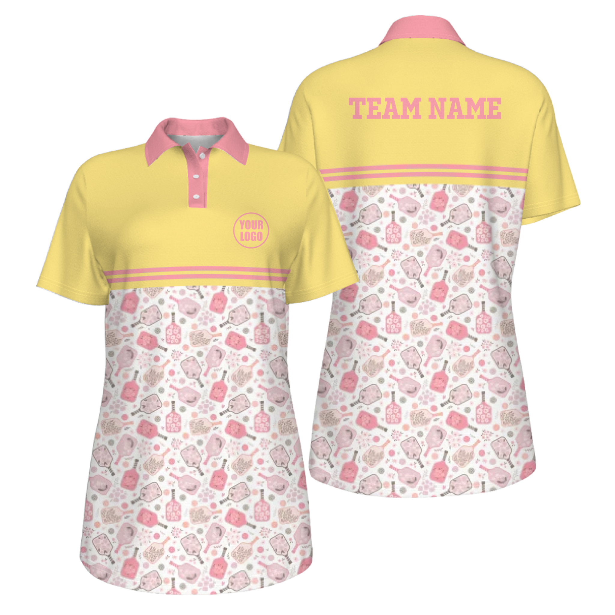Picklewin Custom Logo UV Protection Pickleball Mother Day Polo Shirt Women 
