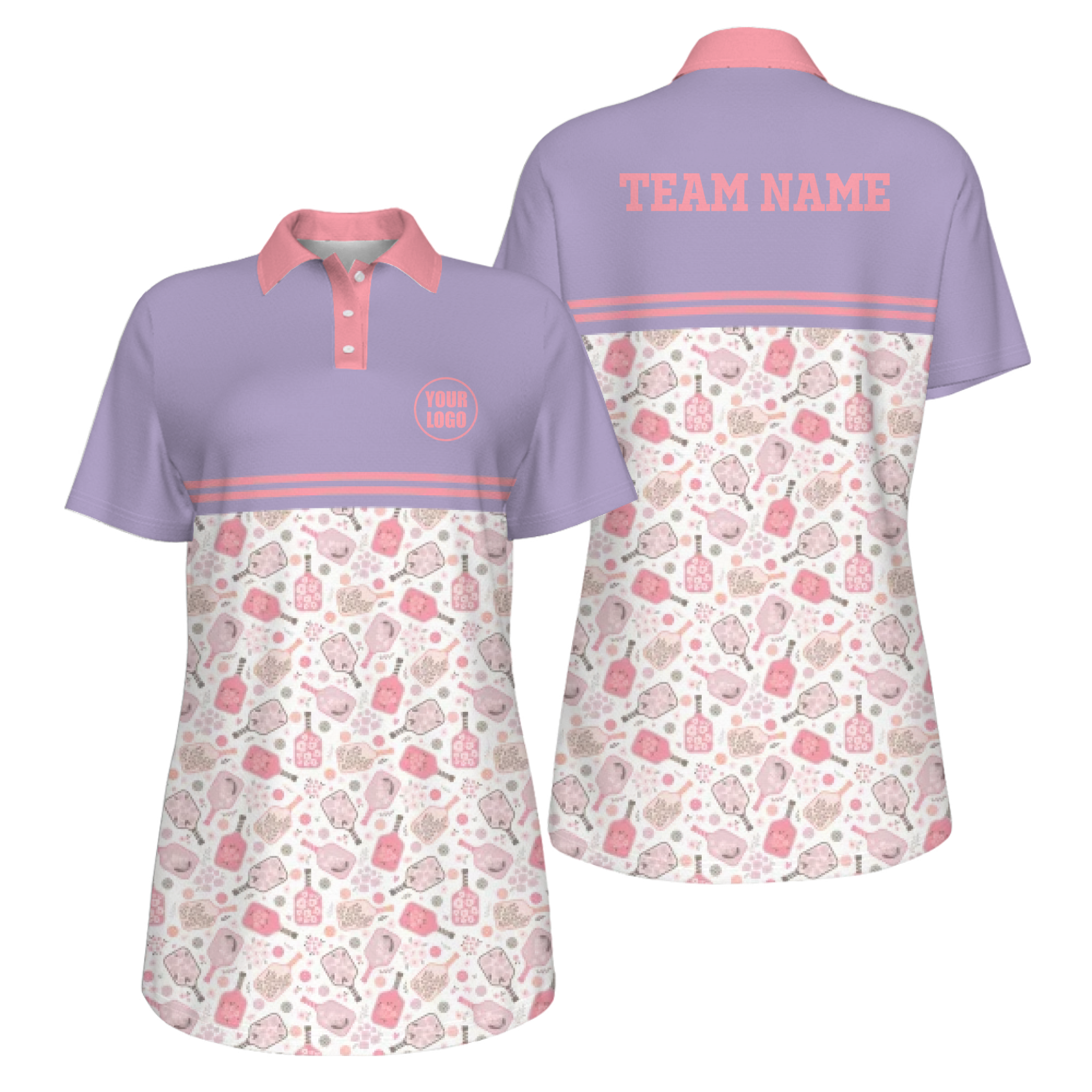 Picklewin Custom Logo UV Protection Pickleball Mother Day Polo Shirt Women 