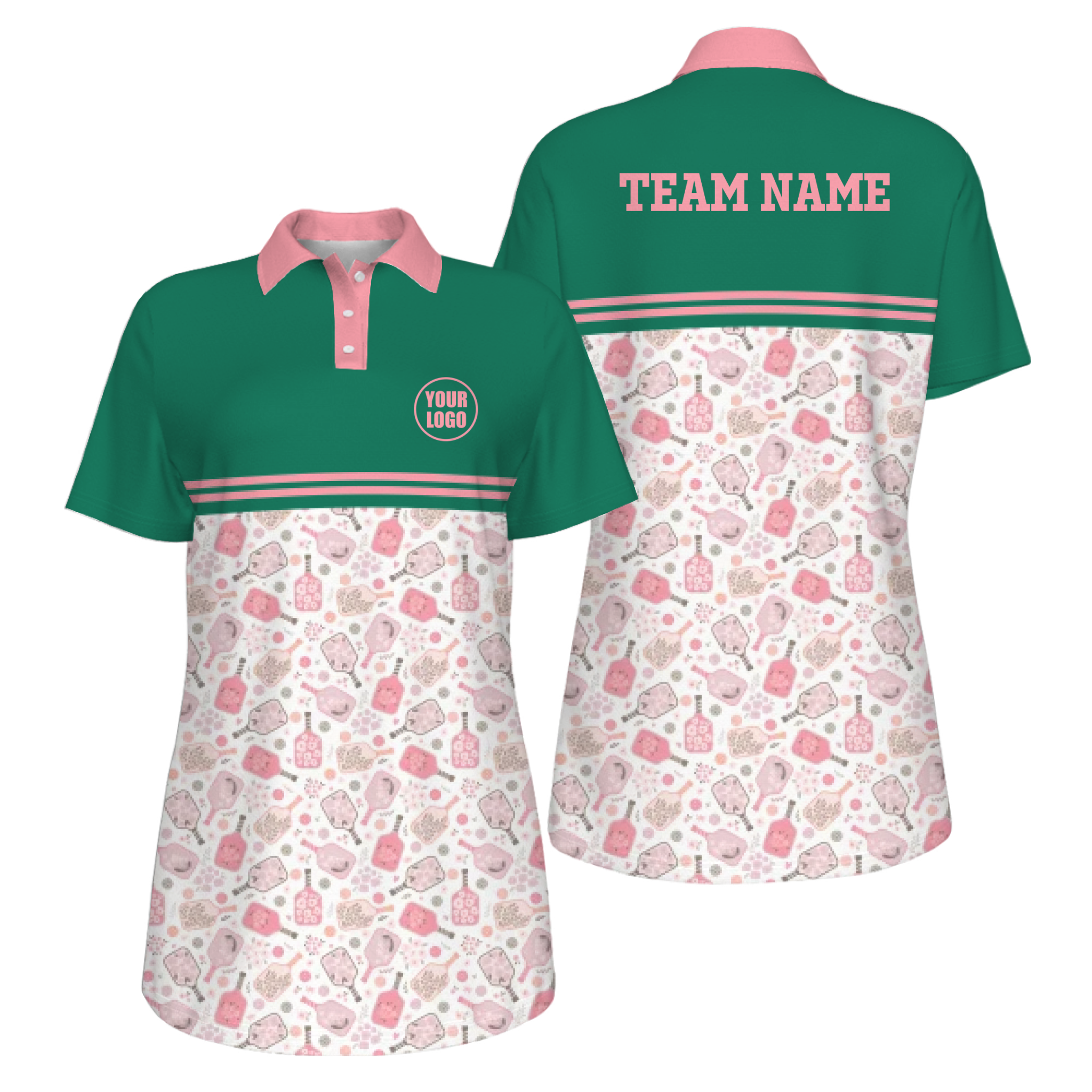 Picklewin Custom Logo UV Protection Pickleball Mother Day Polo Shirt Women 