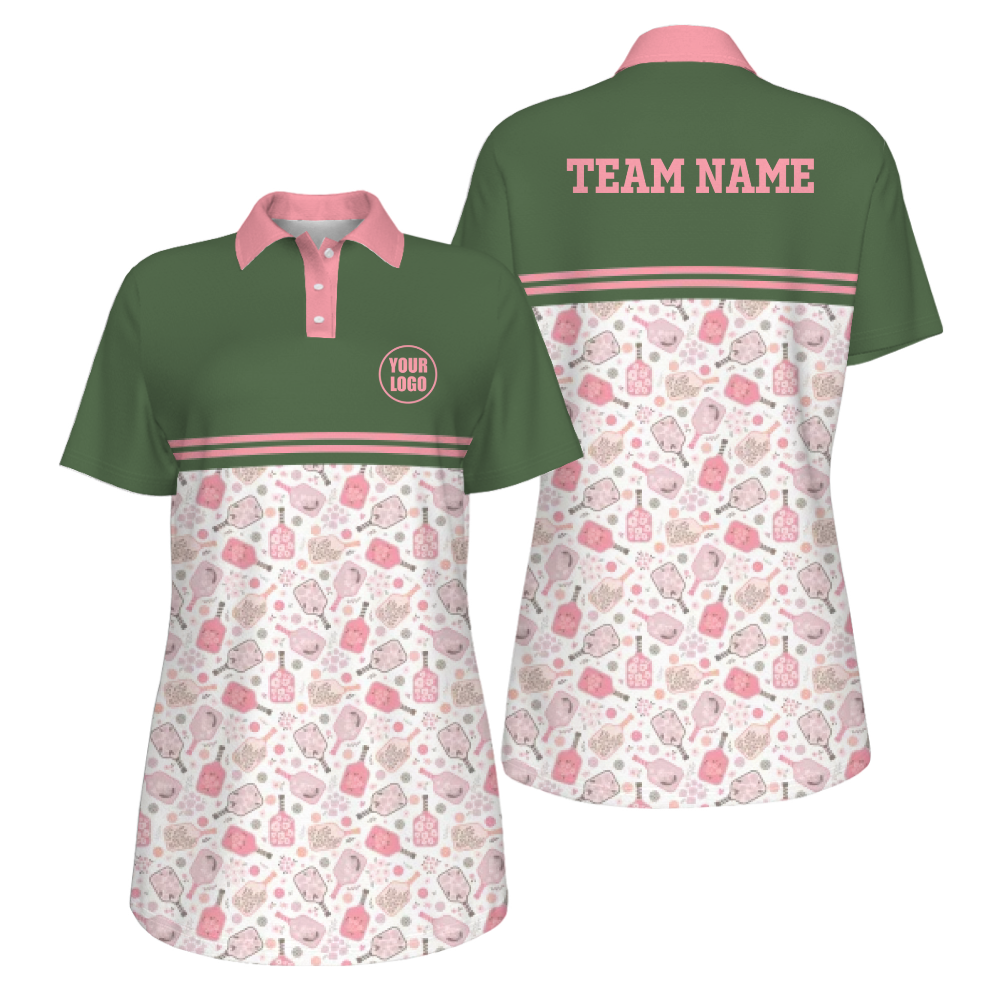 Picklewin Custom Logo UV Protection Pickleball Mother Day Polo Shirt Women 