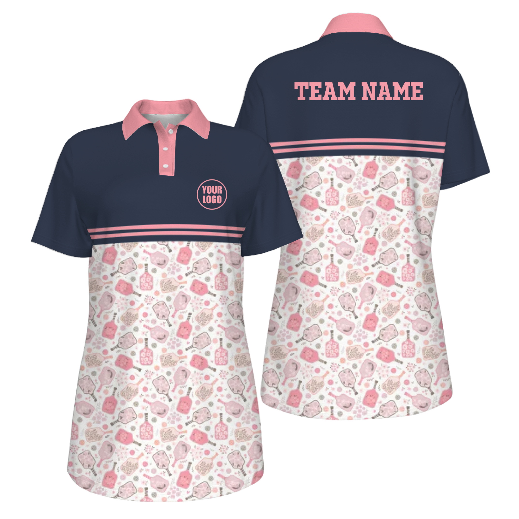 Picklewin Custom Logo UV Protection Pickleball Mother Day Polo Shirt Women 