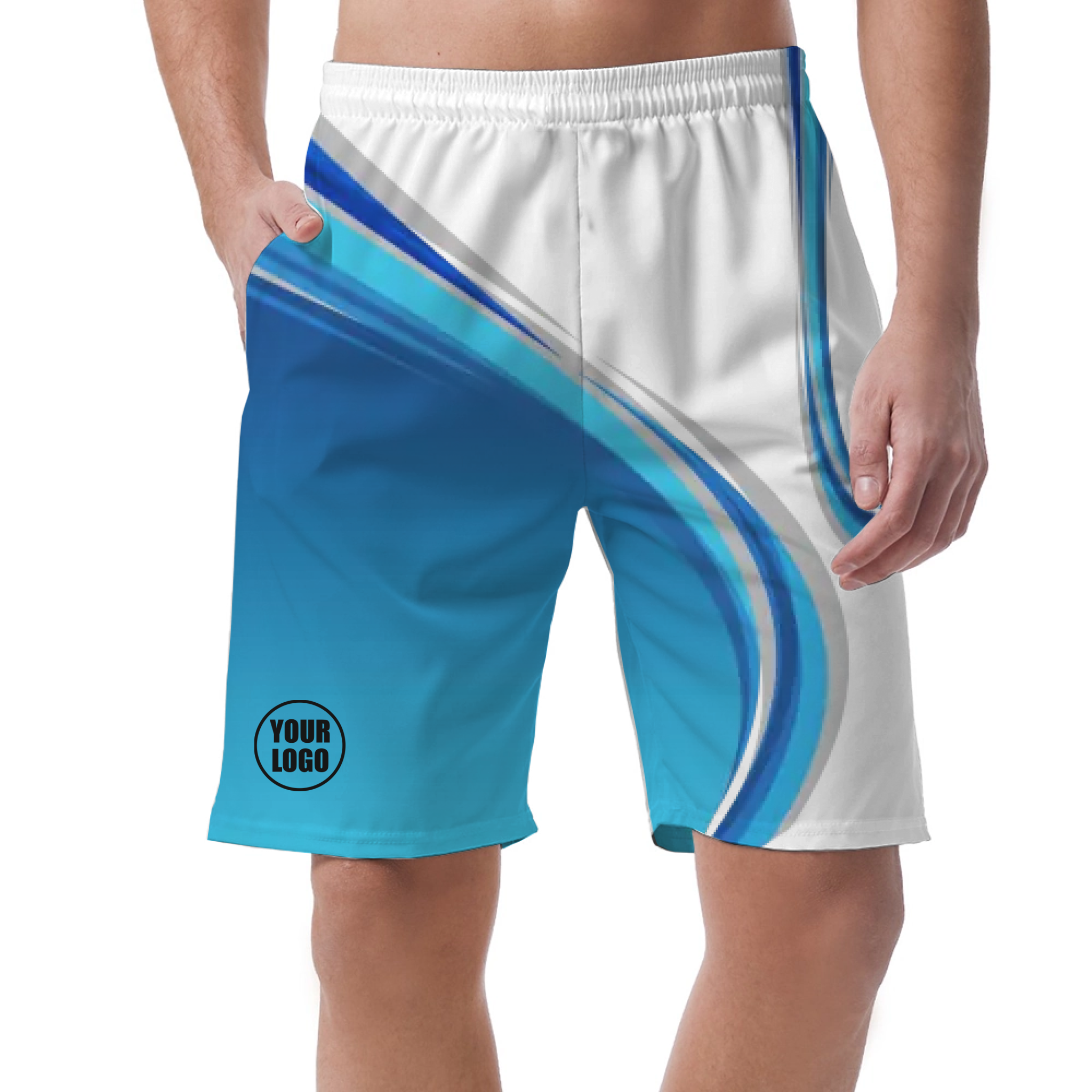 Picklewin Custom Men's Short Pants With Gradient Pattern