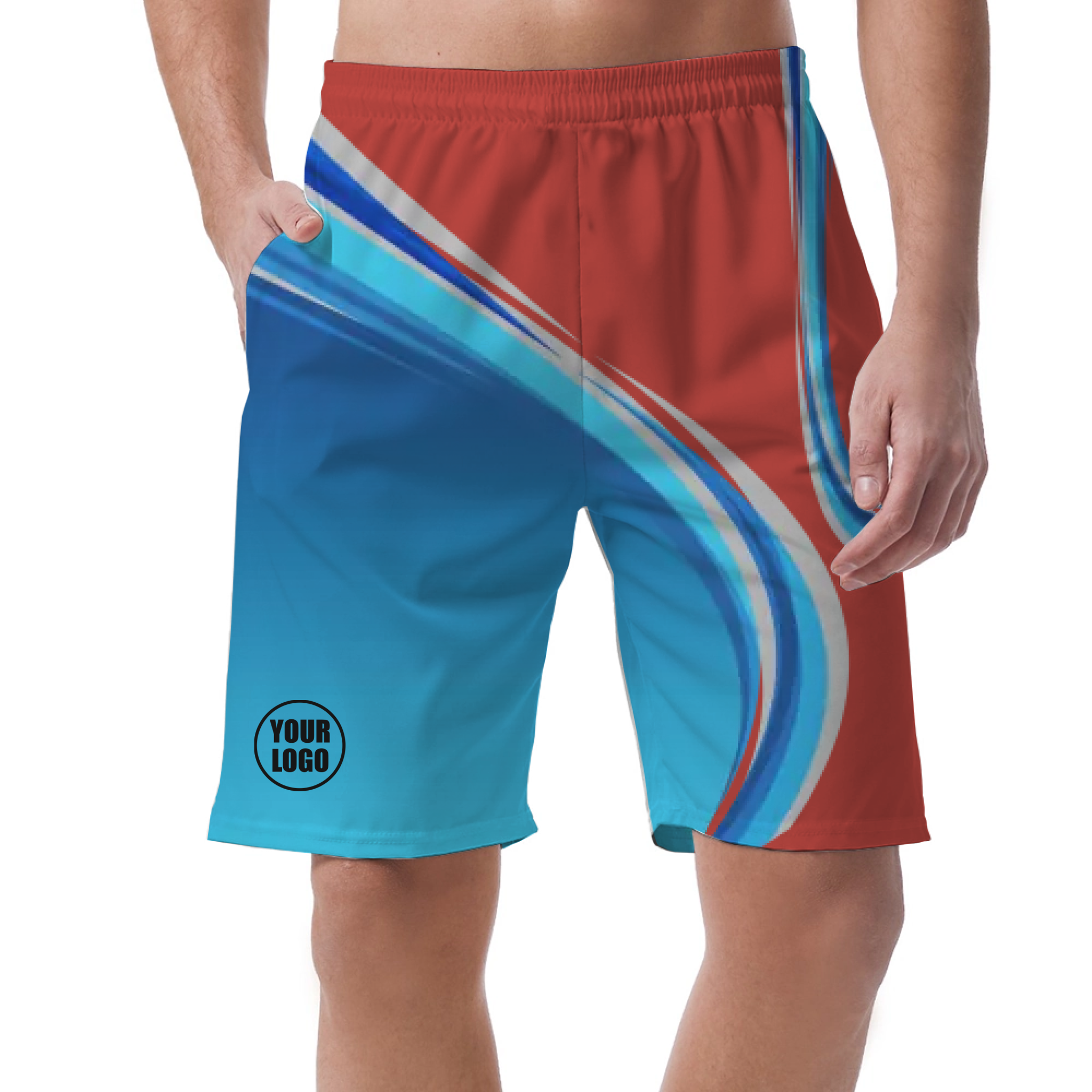 Picklewin Custom Men's Short Pants With Gradient Pattern