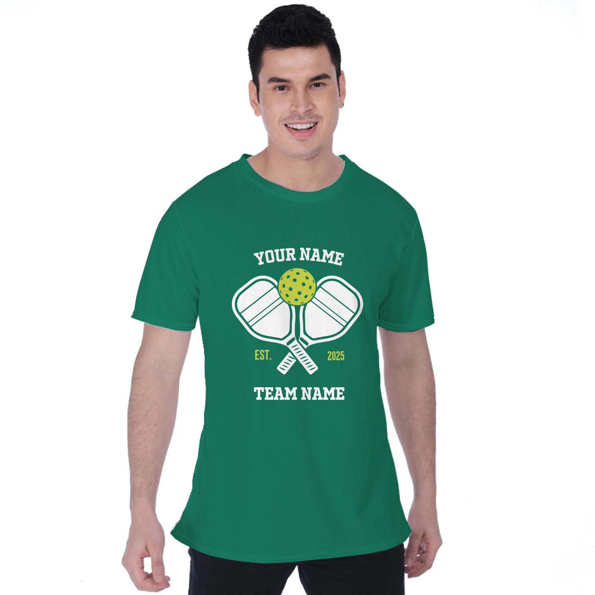 Picklewin Custom Name Pickleball Moisture-wicking T-shirt Men
