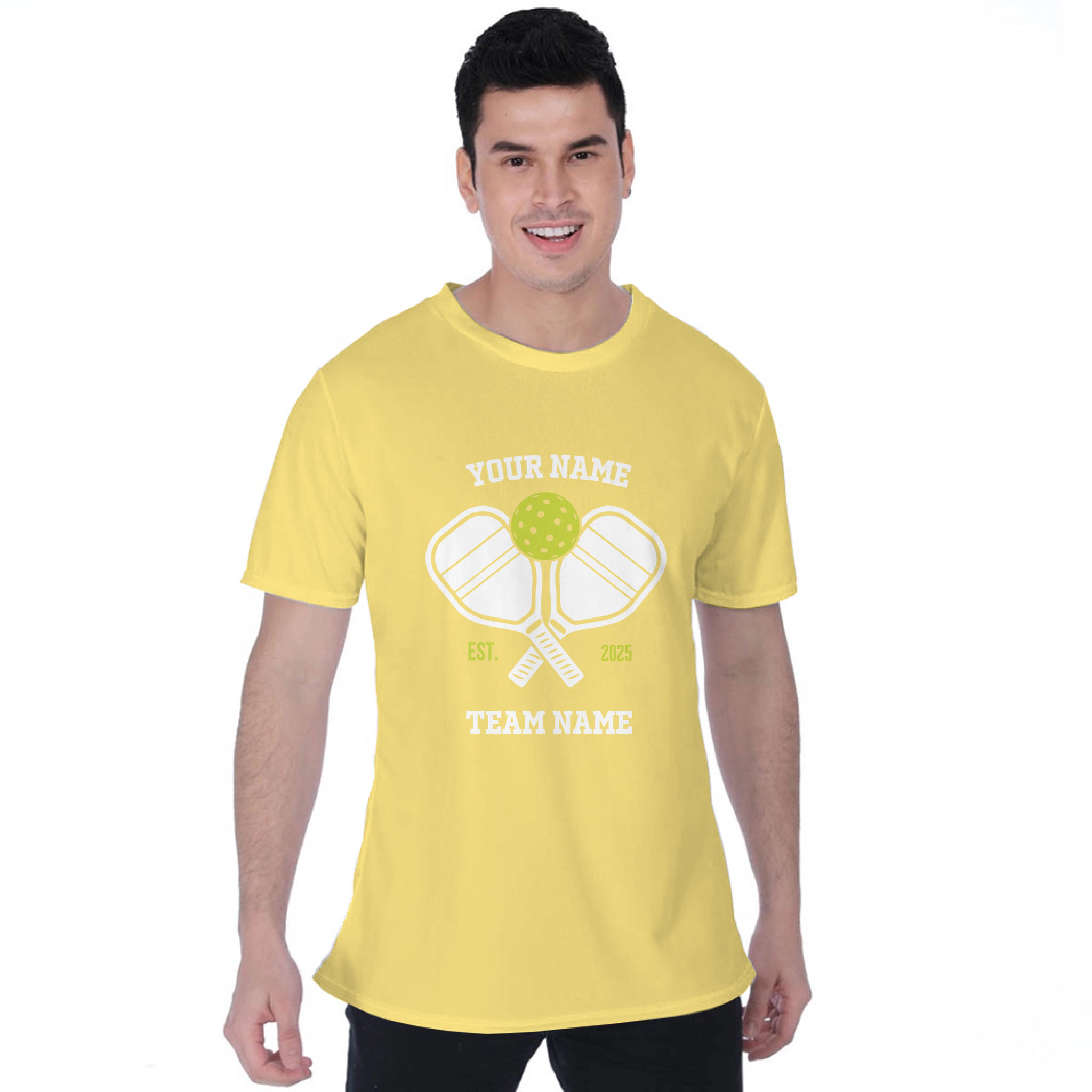 Picklewin Custom Name Pickleball Moisture-wicking T-shirt Men