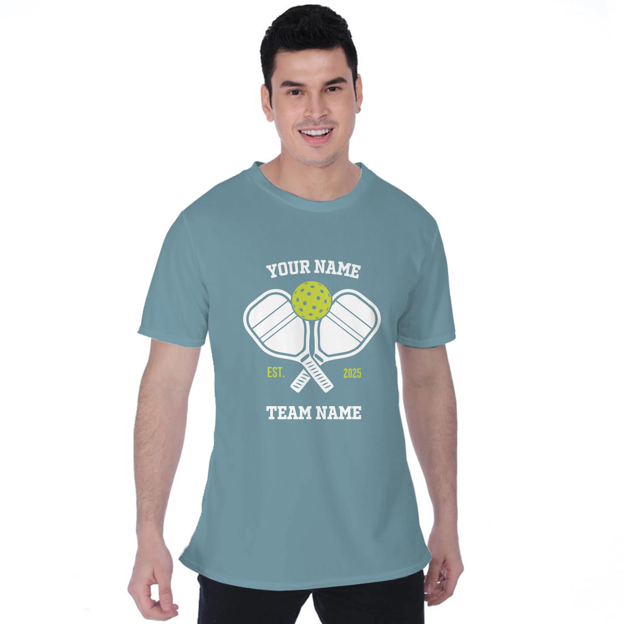 Picklewin Custom Name Pickleball Moisture-wicking T-shirt Men