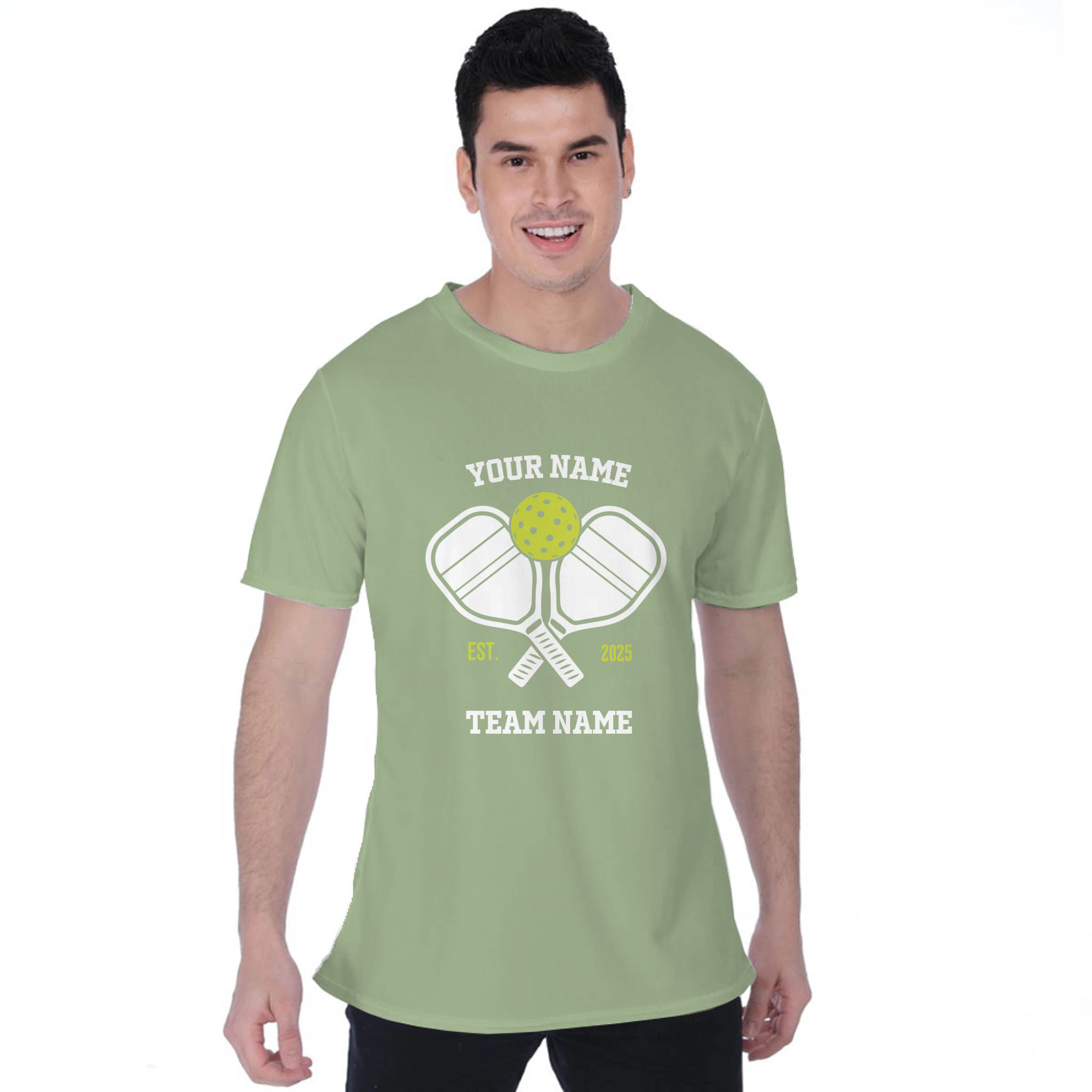Picklewin Custom Name Pickleball Moisture-wicking T-shirt Men