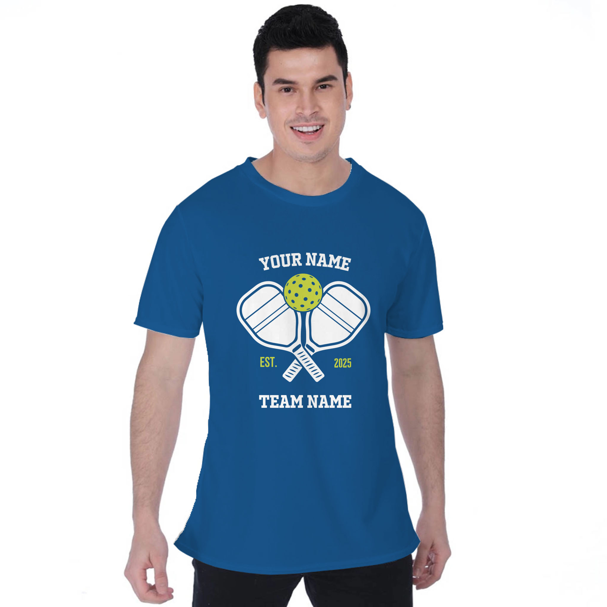 Picklewin Custom Name Pickleball Moisture-wicking T-shirt Men