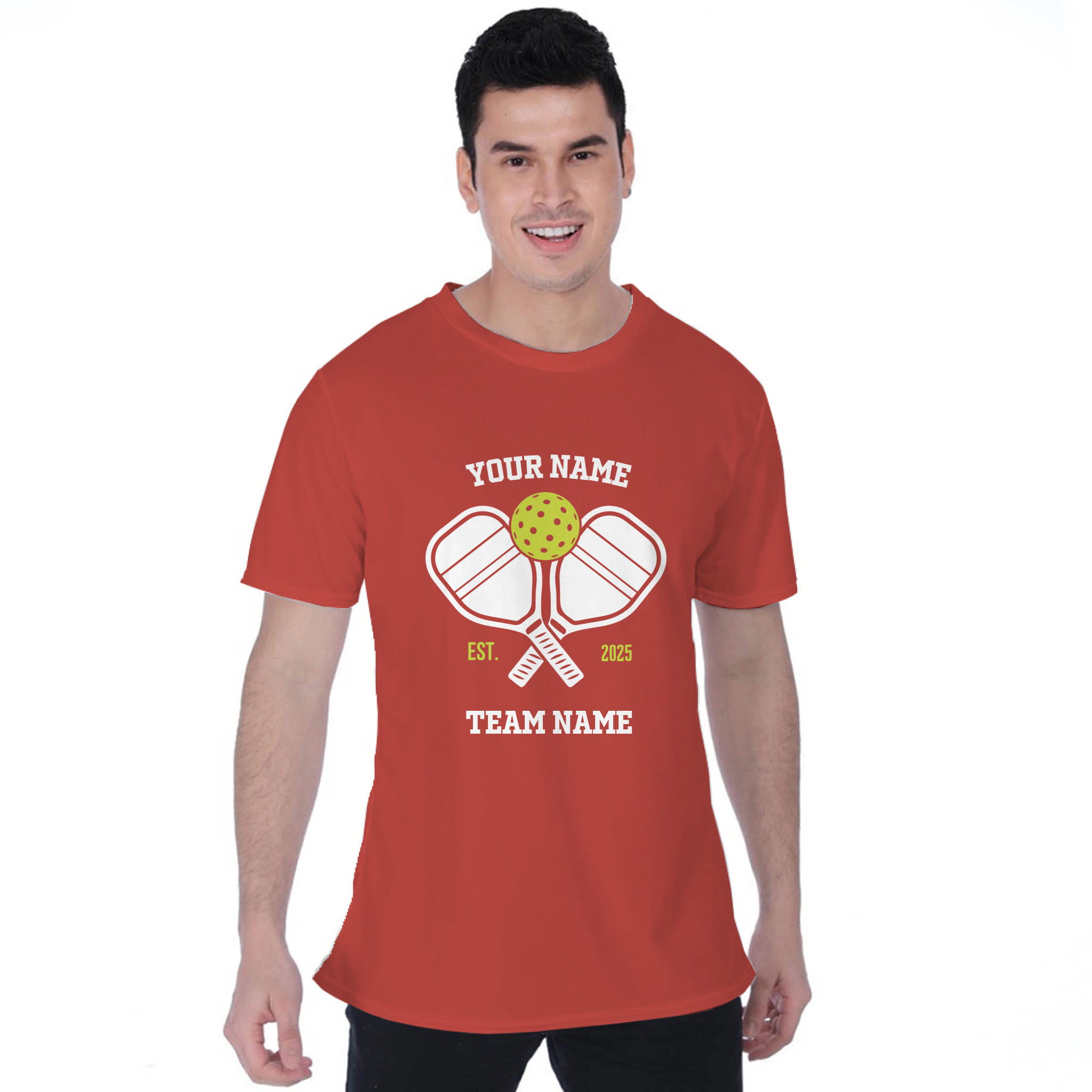 Picklewin Custom Name Pickleball Moisture-wicking T-shirt Men