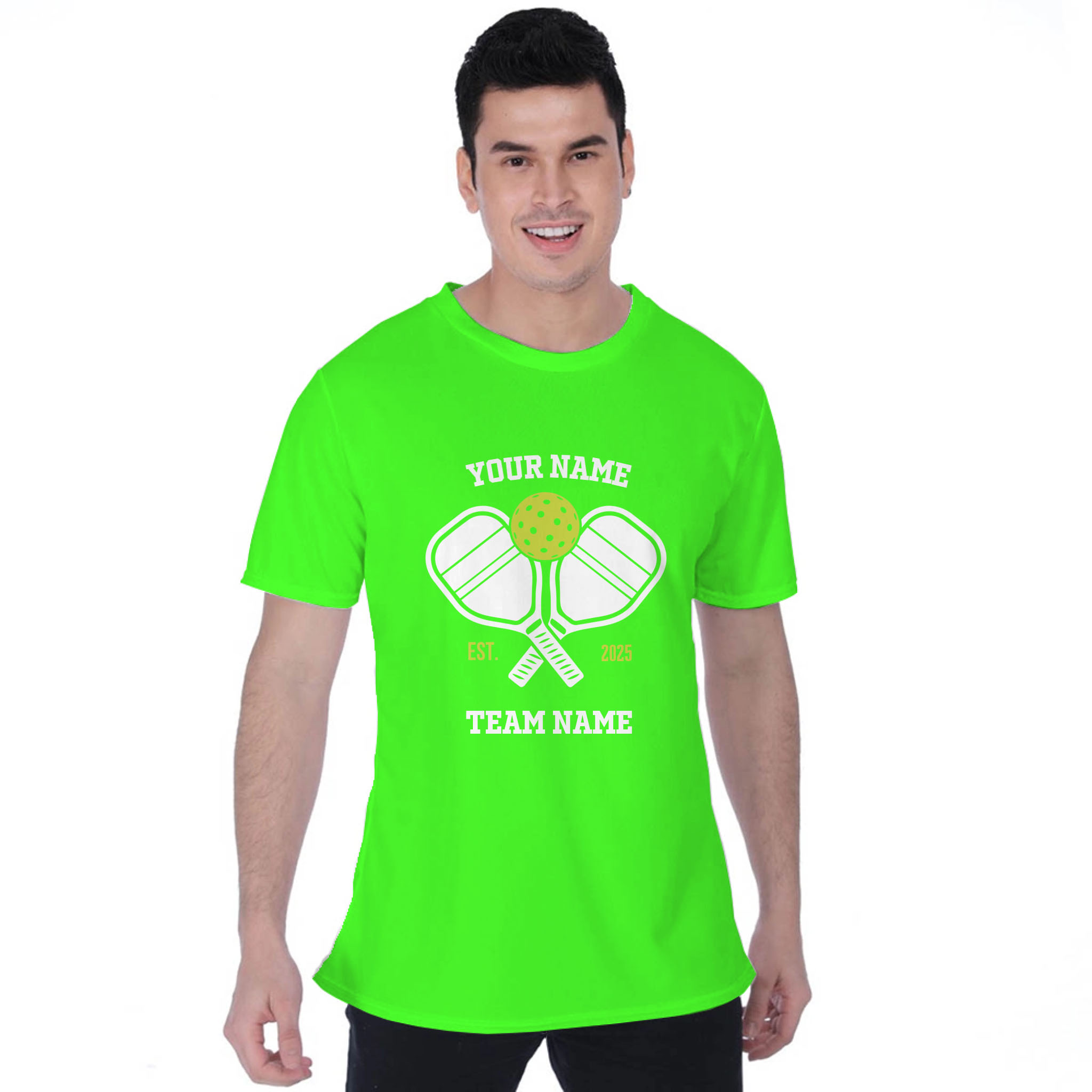Picklewin Custom Name Pickleball Moisture-wicking T-shirt Men