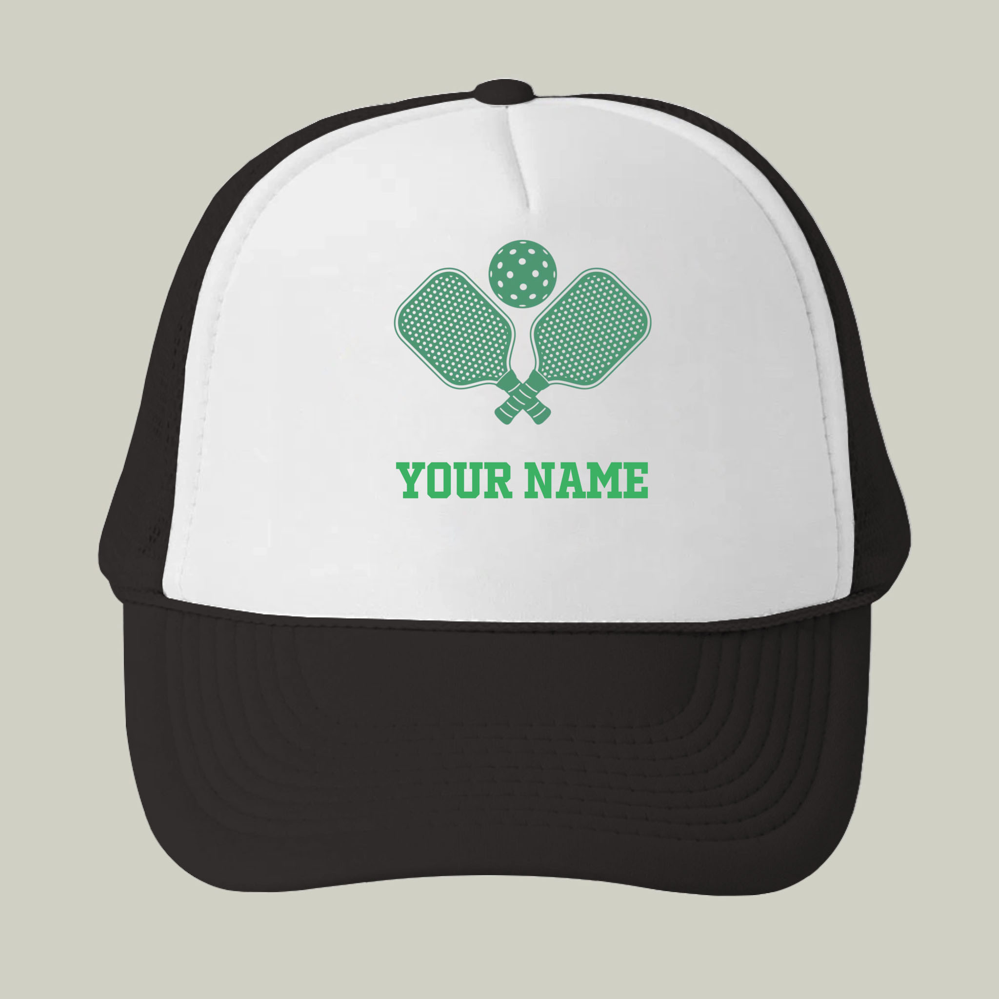 Picklewin Custom Name Pickleball Trucker Cap For Men