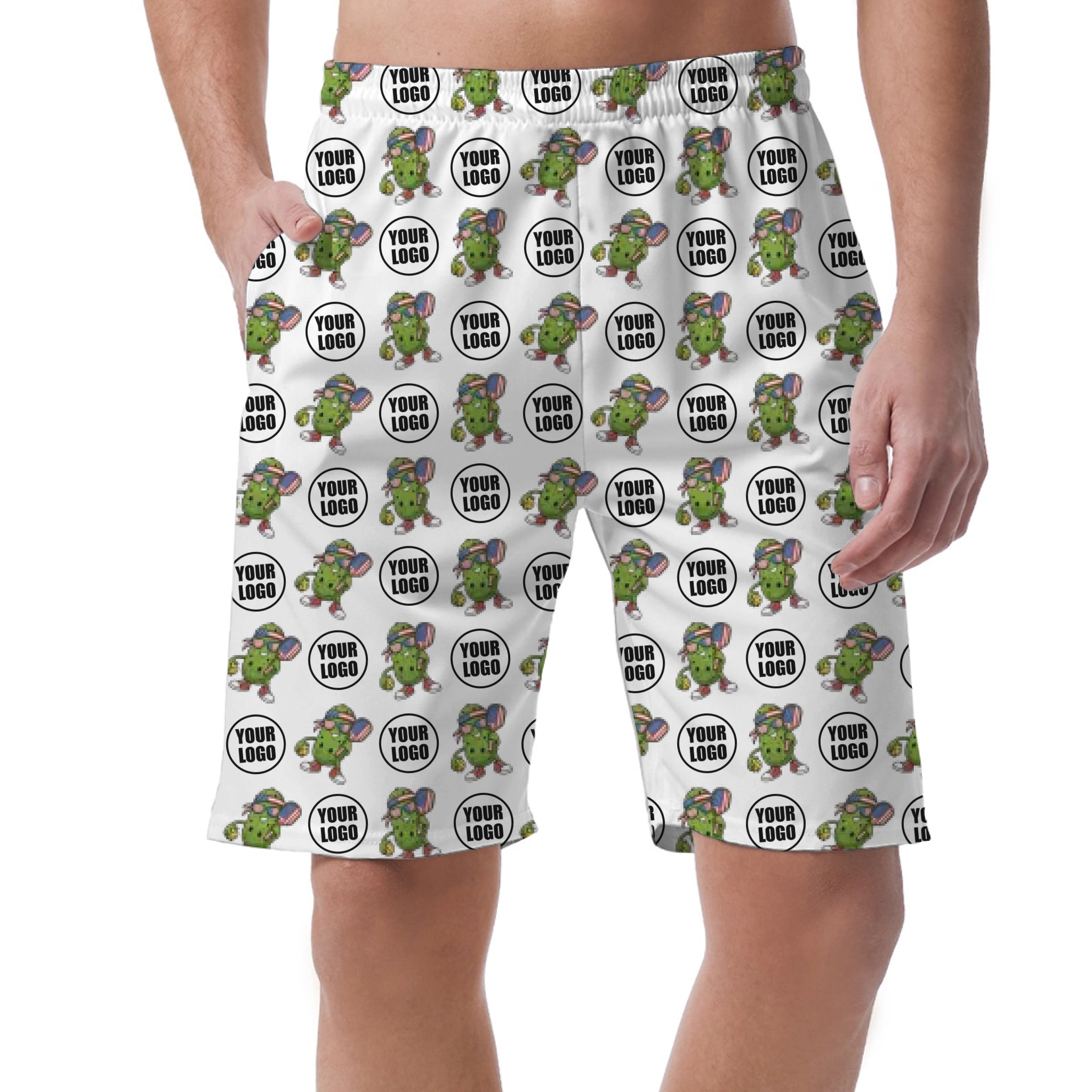 Picklewin Custom Patriotic Pickleball Short Pants For Men