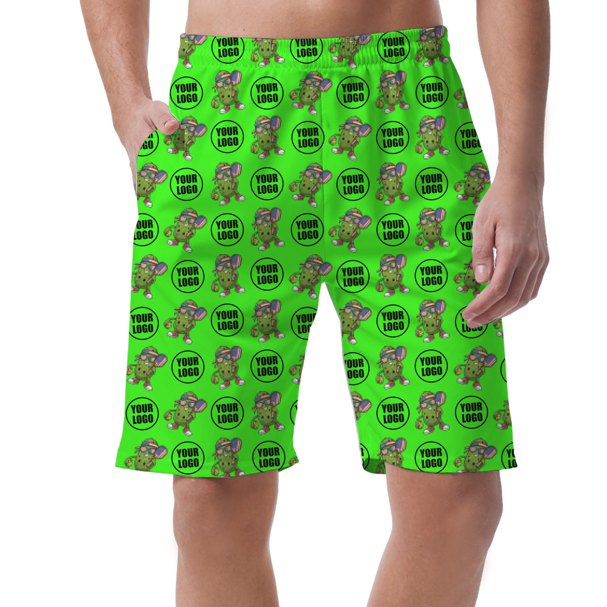 Picklewin Custom Patriotic Pickleball Short Pants For Men