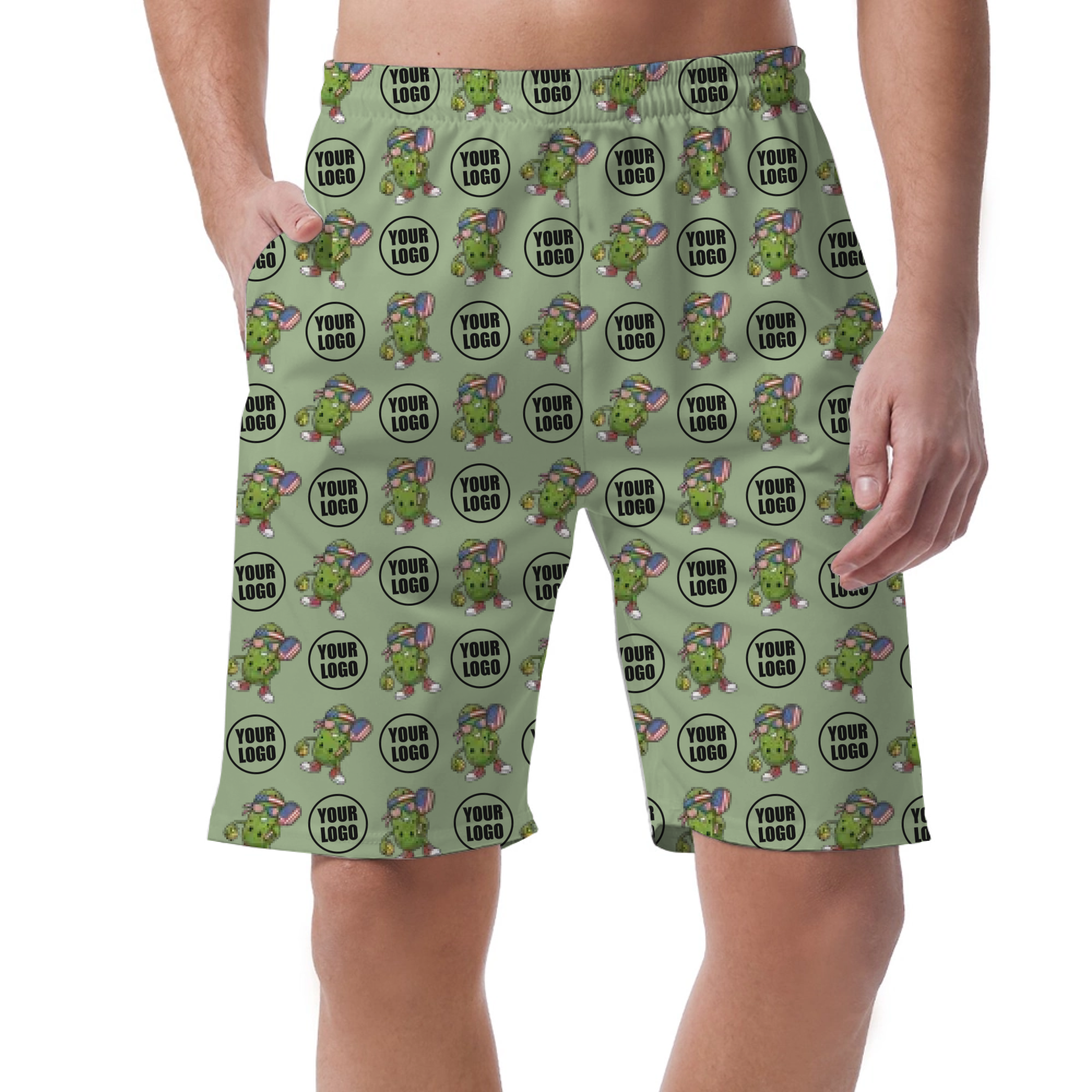 Picklewin Custom Patriotic Pickleball Short Pants For Men
