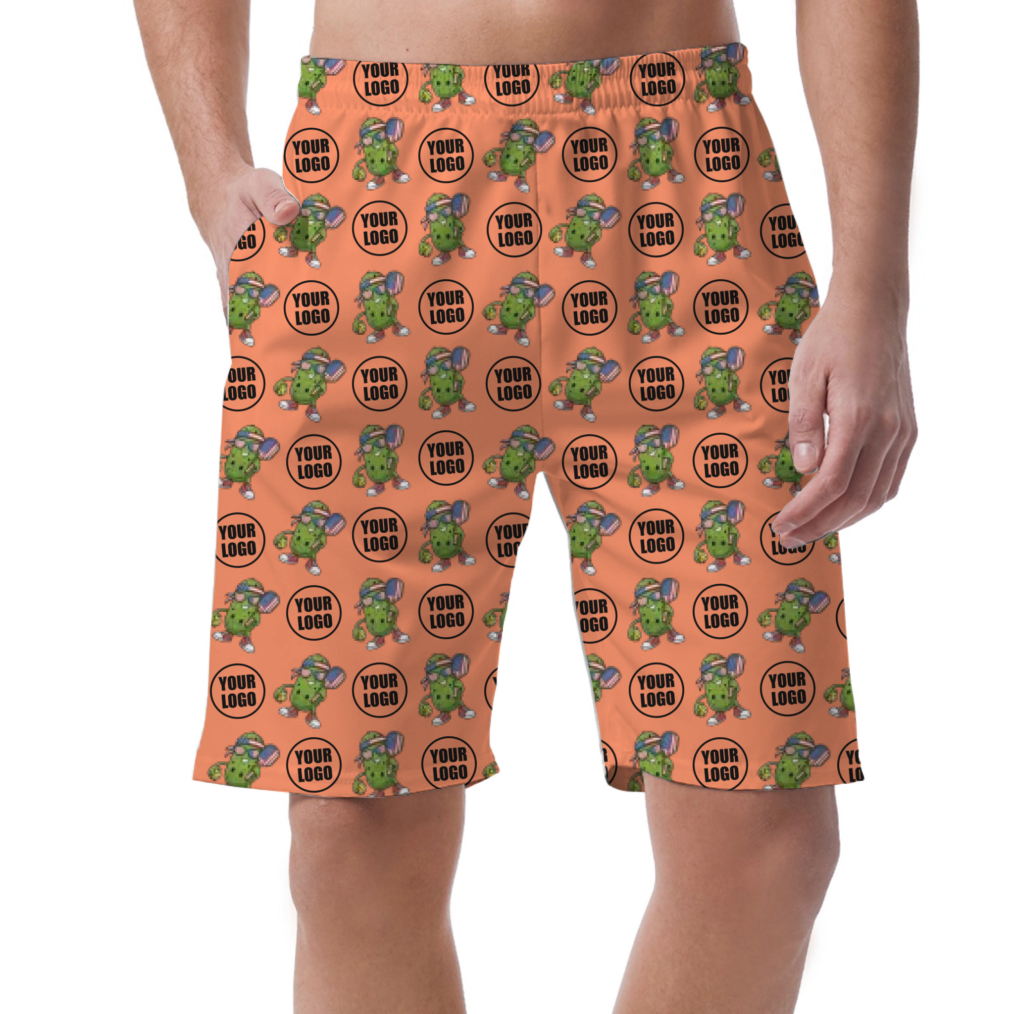 Picklewin Custom Patriotic Pickleball Short Pants For Men - alternate
