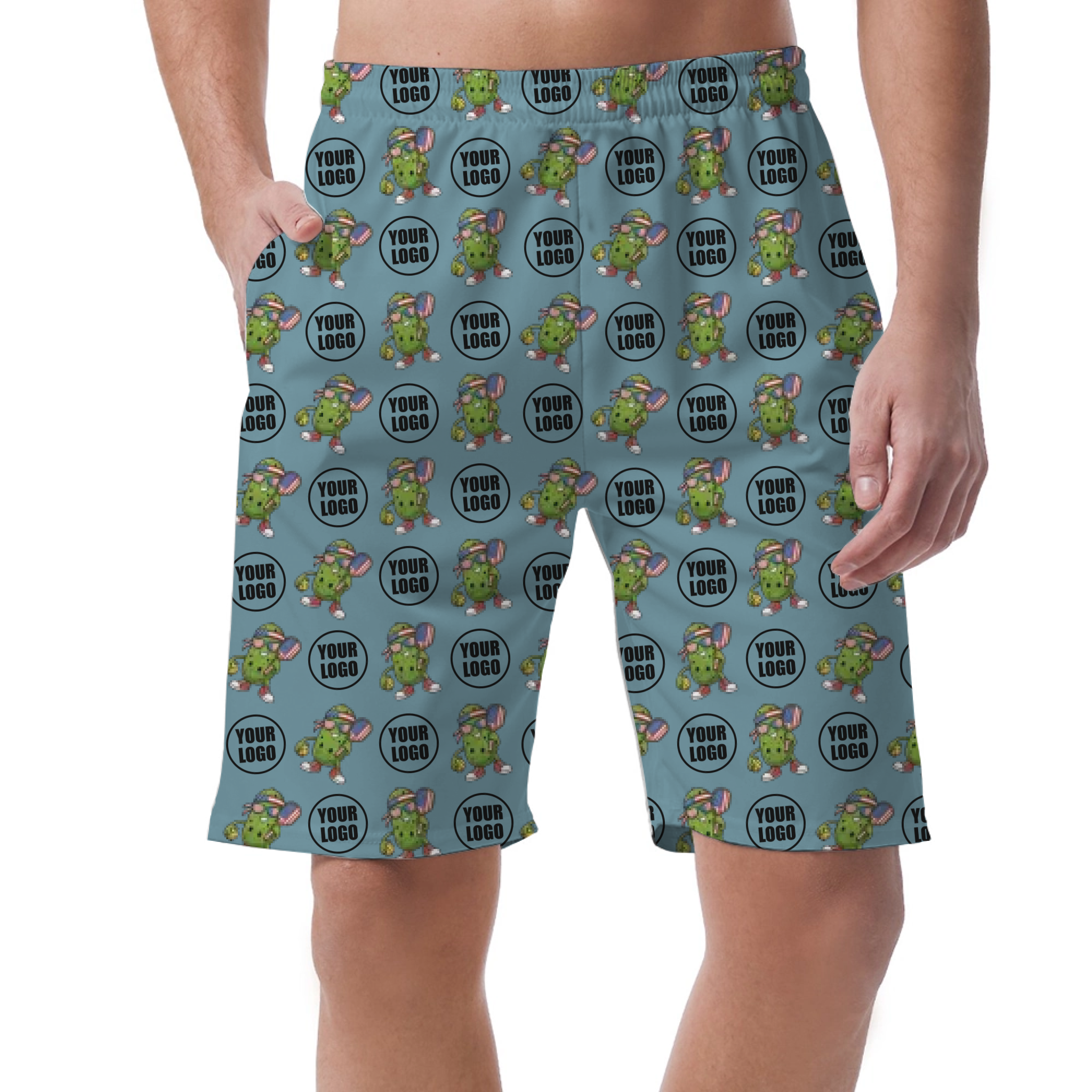 Picklewin Custom Patriotic Pickleball Short Pants For Men