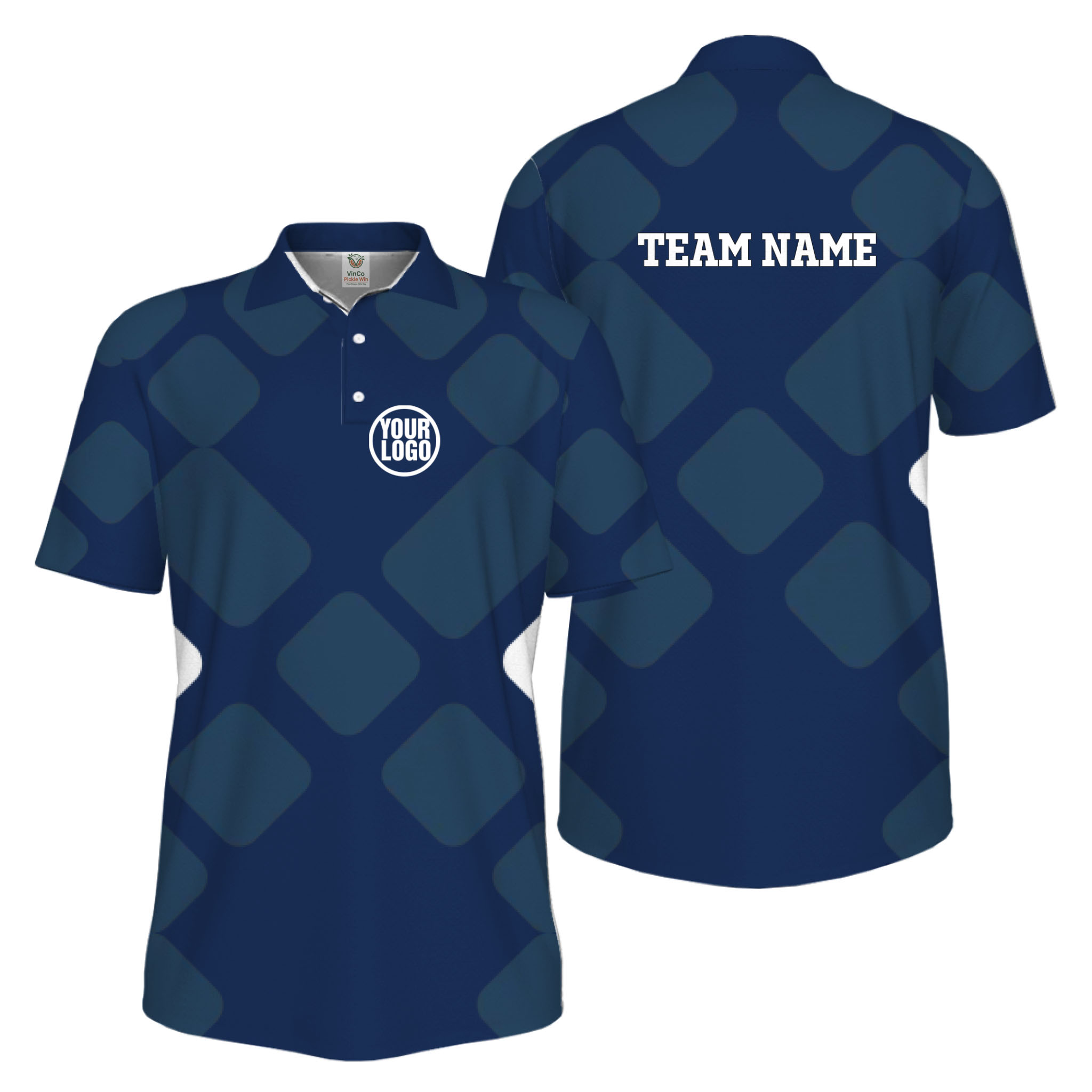 Picklewin Custom Pickleball Basic UV Protection Men Polo Shirt
