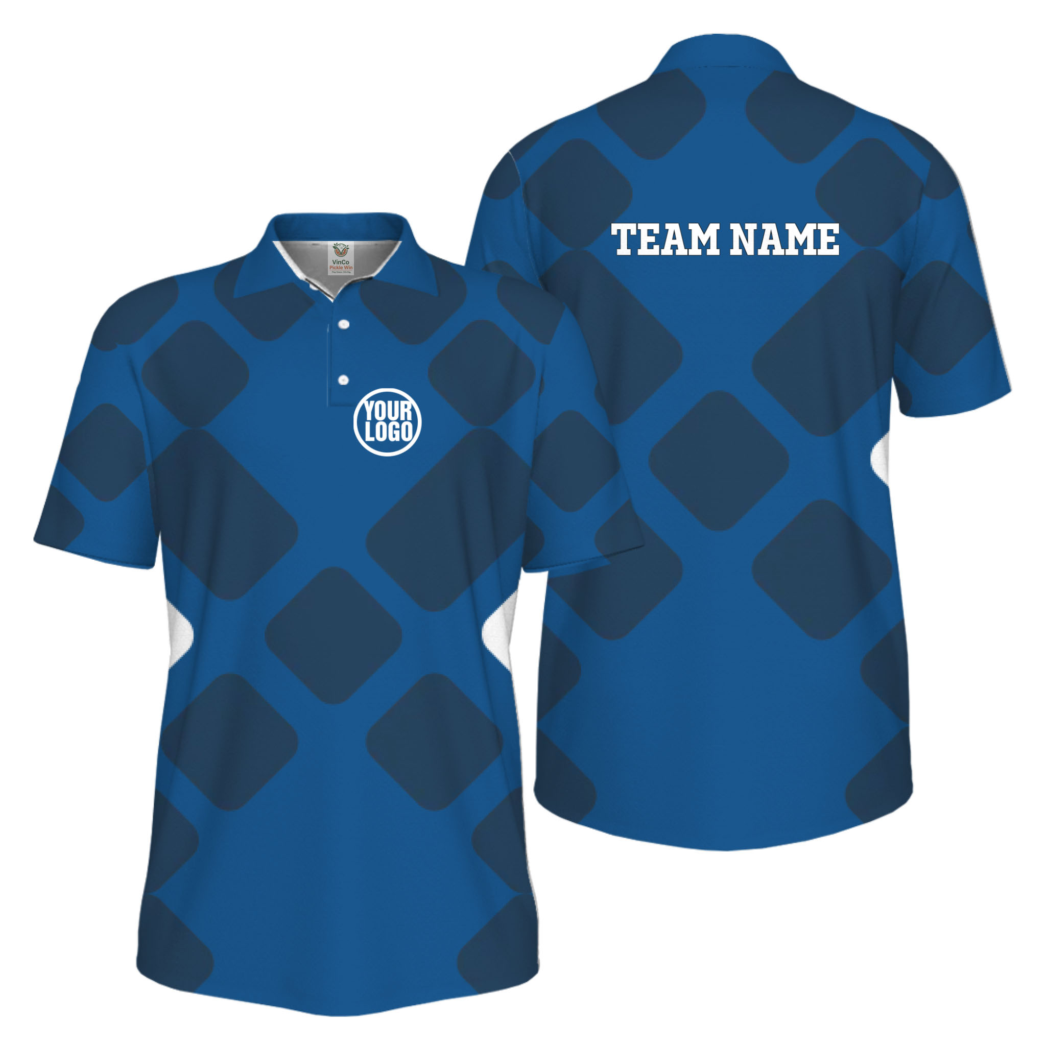 Picklewin Custom Pickleball Basic UV Protection Men Polo Shirt