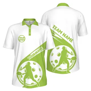 Picklewin Custom Pickleball Club Tournament UV Protection Polo Shirt For Men