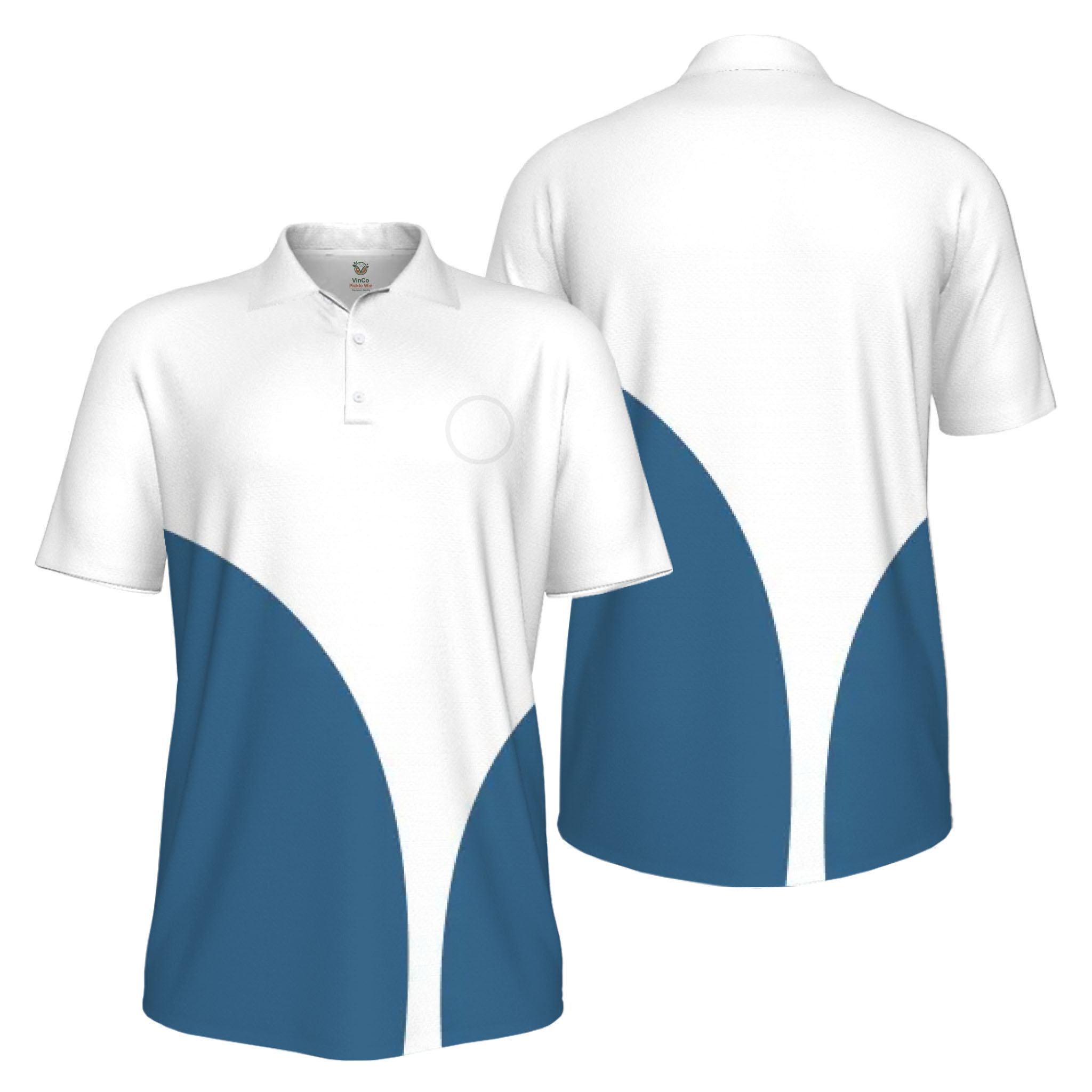 Picklewin Custom Pickleball Smash Shot UV Protection Polo Shirt For Men 