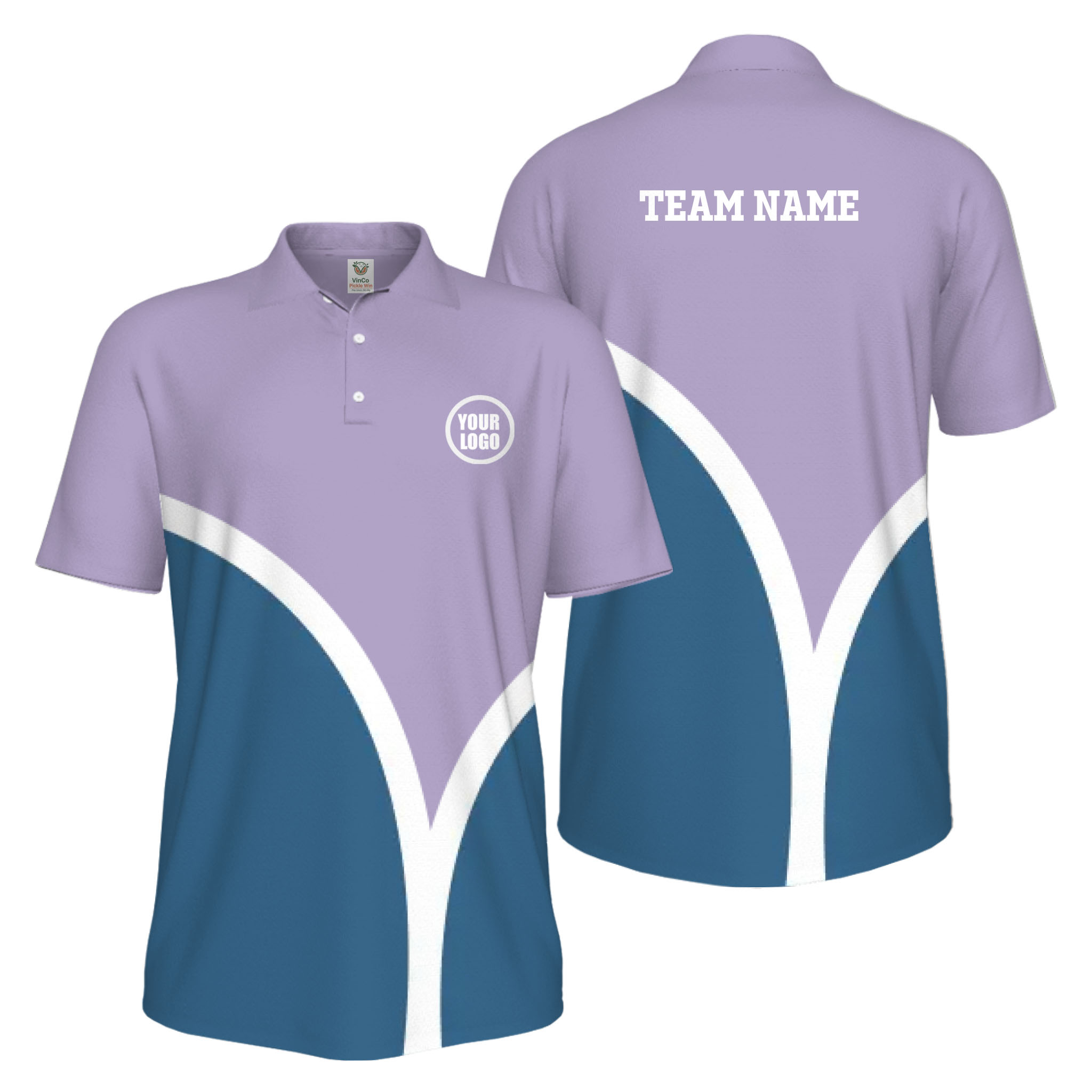 Picklewin Custom Pickleball Smash Shot UV Protection Polo Shirt For Men 