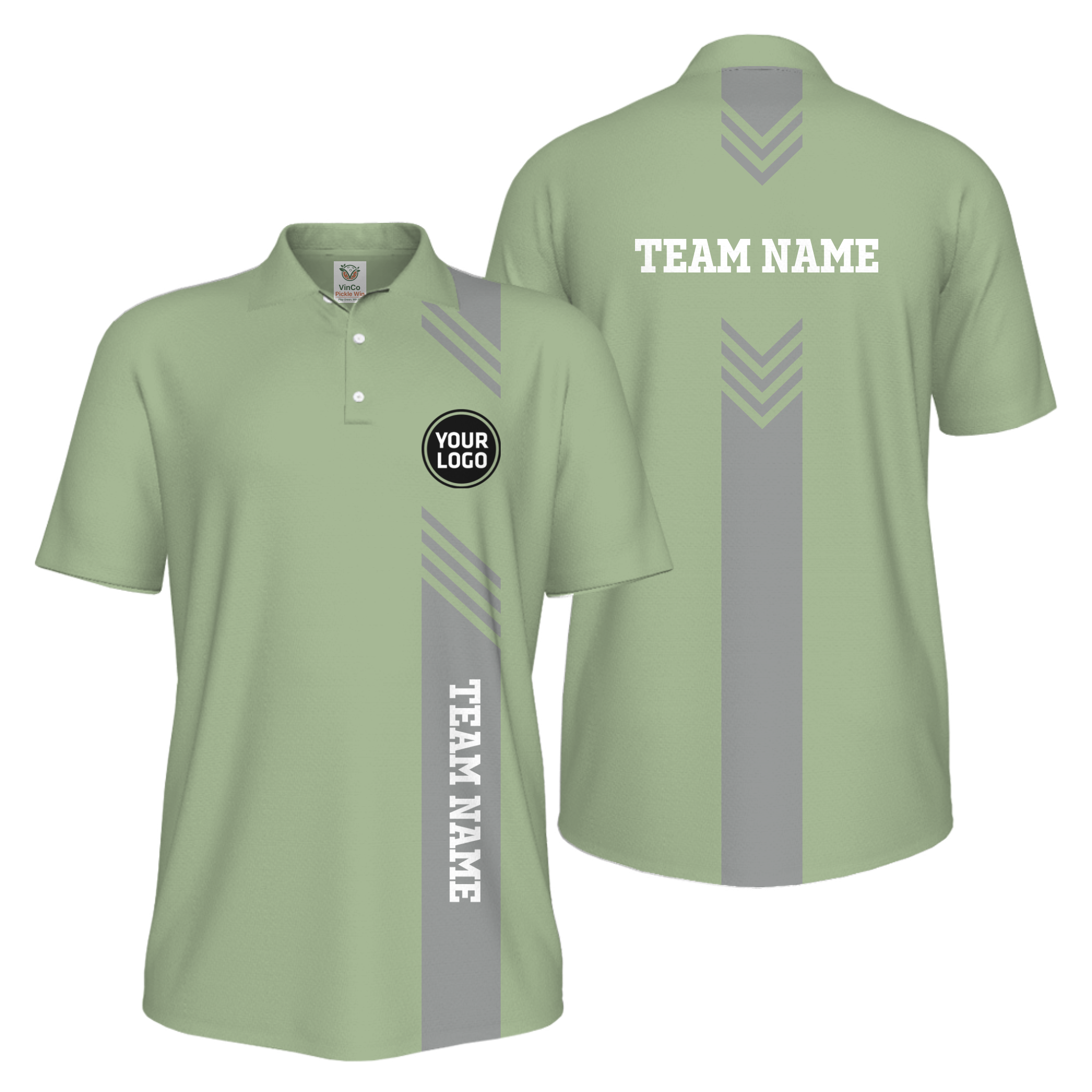 Picklewin Custom Pickleball Team UV Protection Men Polo Shirt Live Preview