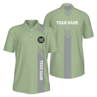 Picklewin Custom Pickleball Team UV Protection Men Polo Shirt Live Preview – alternate