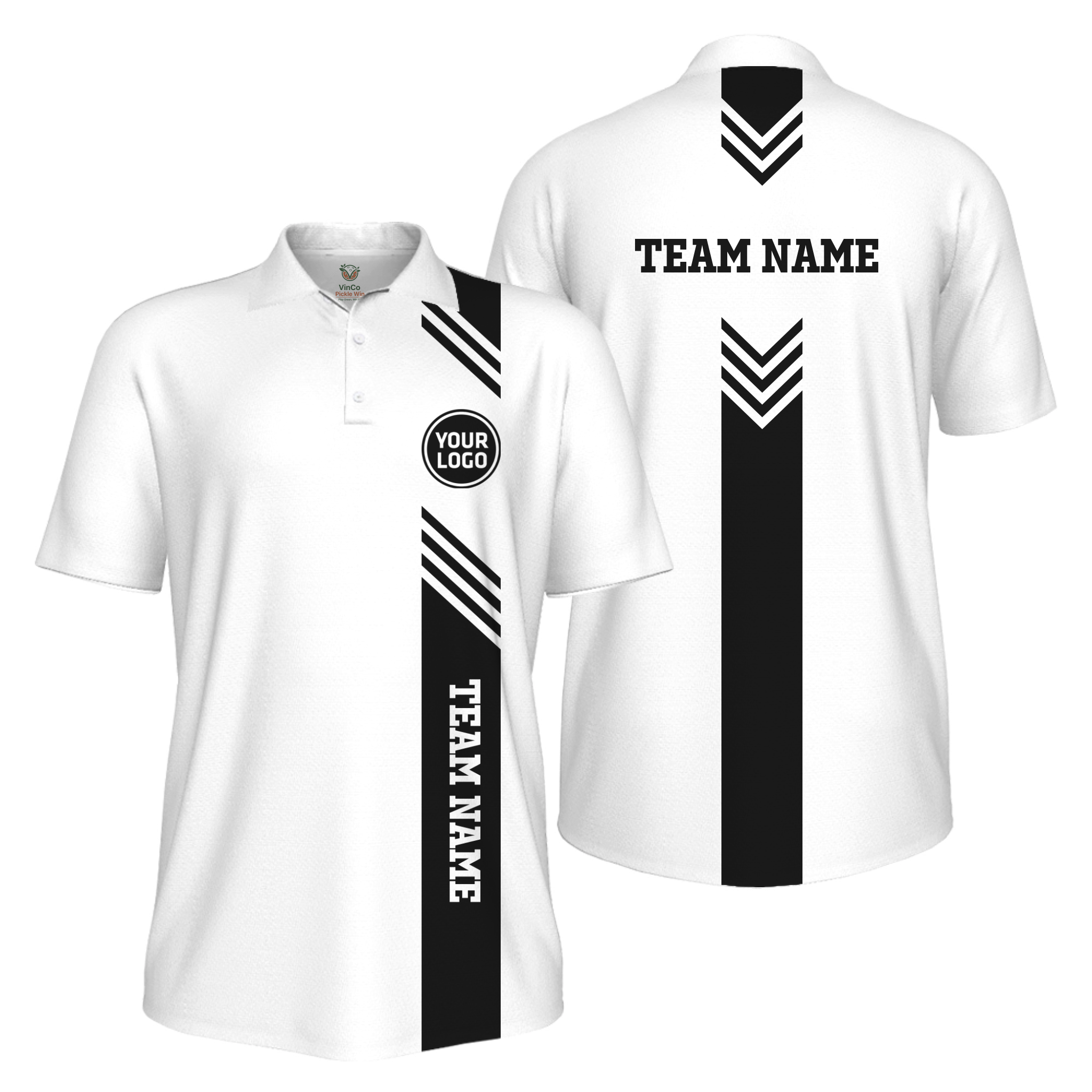 Picklewin Custom Pickleball Team UV Protection Men Polo Shirt Live Preview