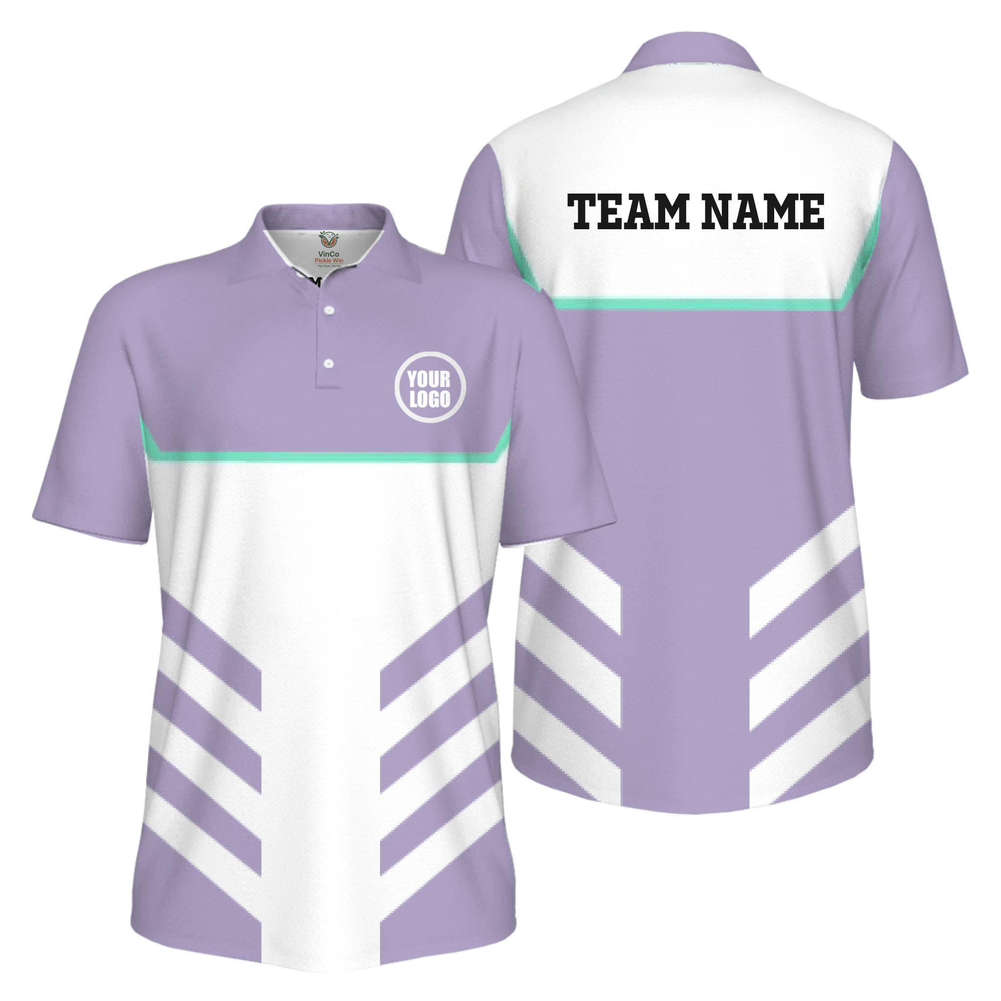 Picklewin Custom Pickleball Team UV Protection Men Polo Shirts