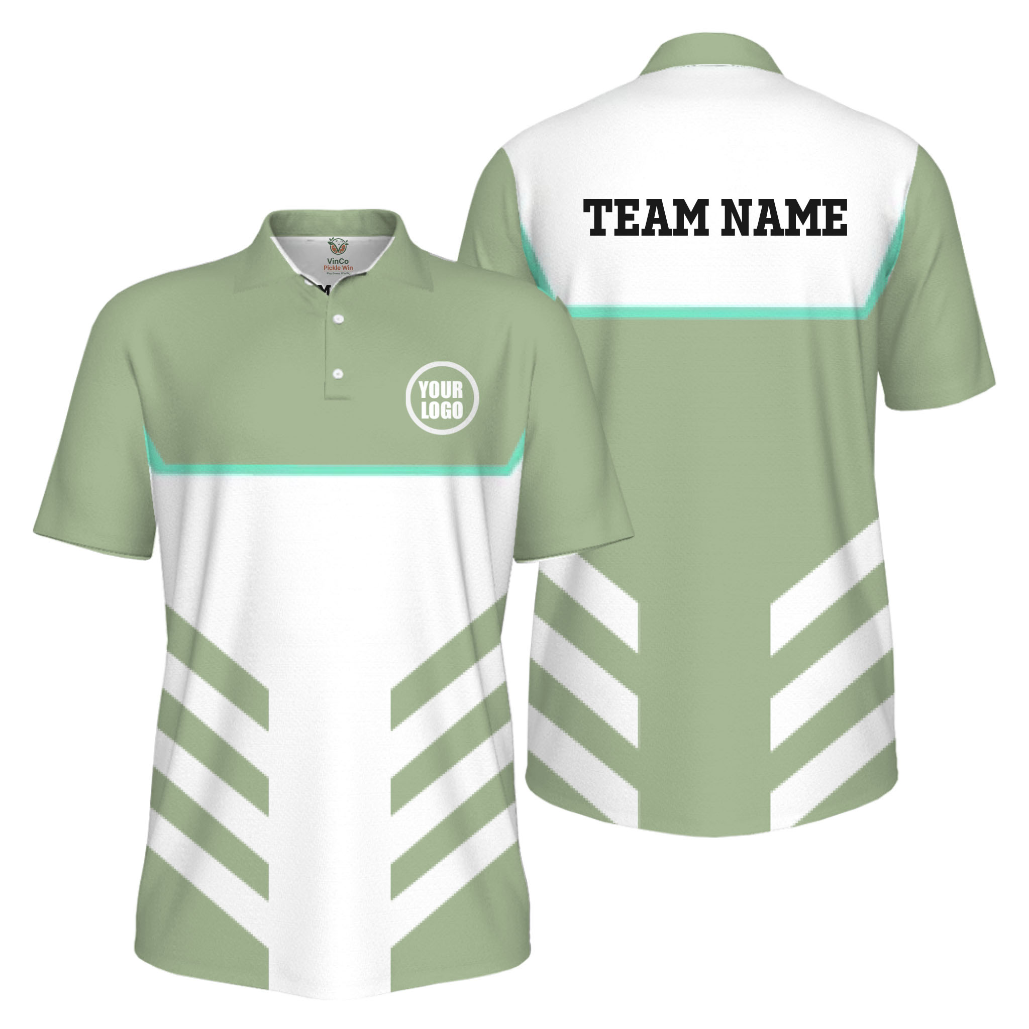 Picklewin Custom Pickleball Team UV Protection Men Polo Shirts