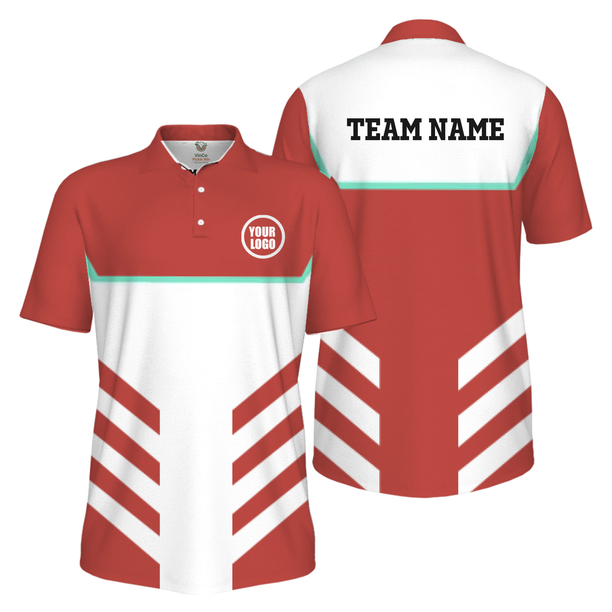 Picklewin Custom Pickleball Team UV Protection Men Polo Shirts