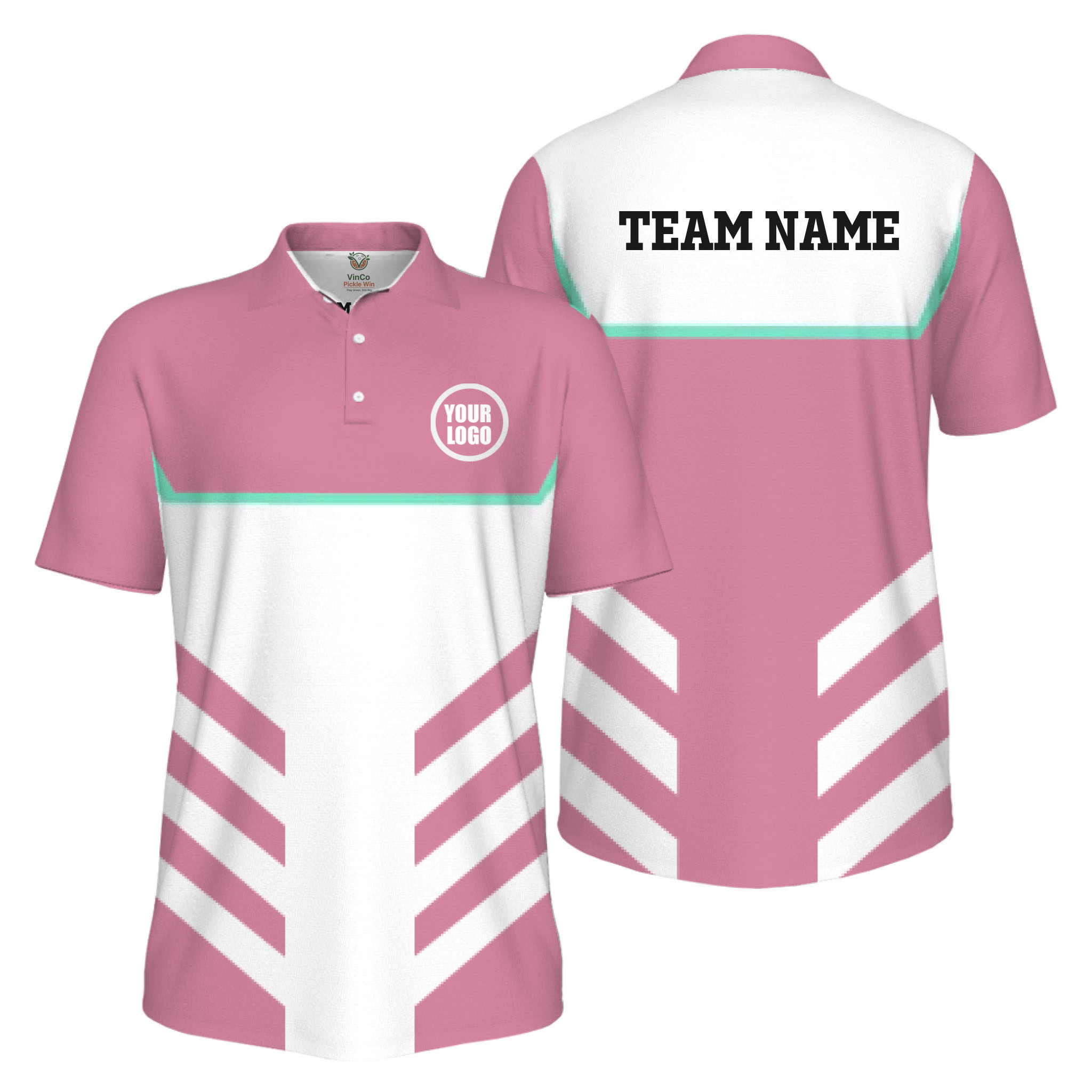 Picklewin Custom Pickleball Team UV Protection Men Polo Shirts
